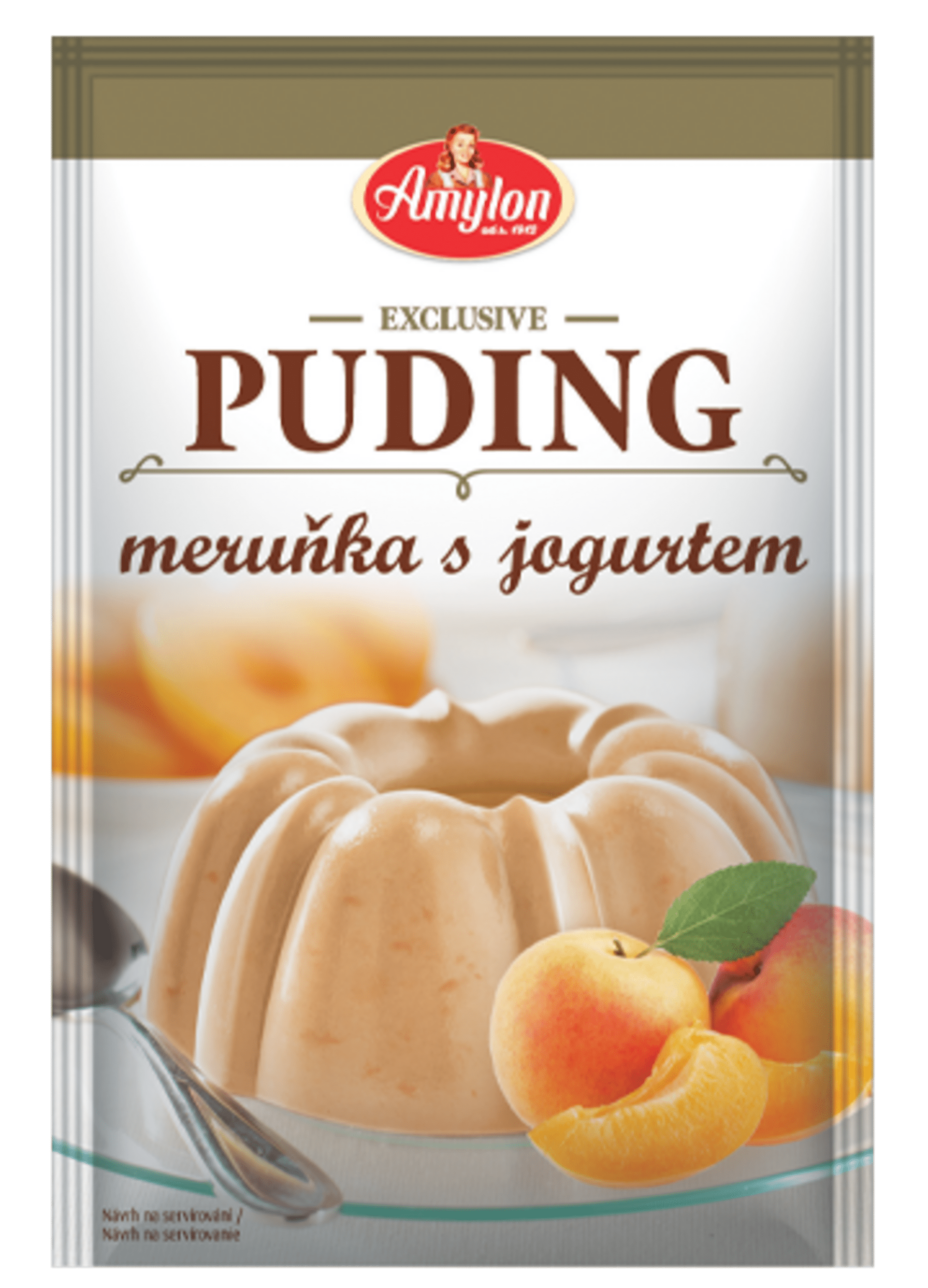E-shop Amylon Exclusive puding marhuľový s jogurtom 40 g