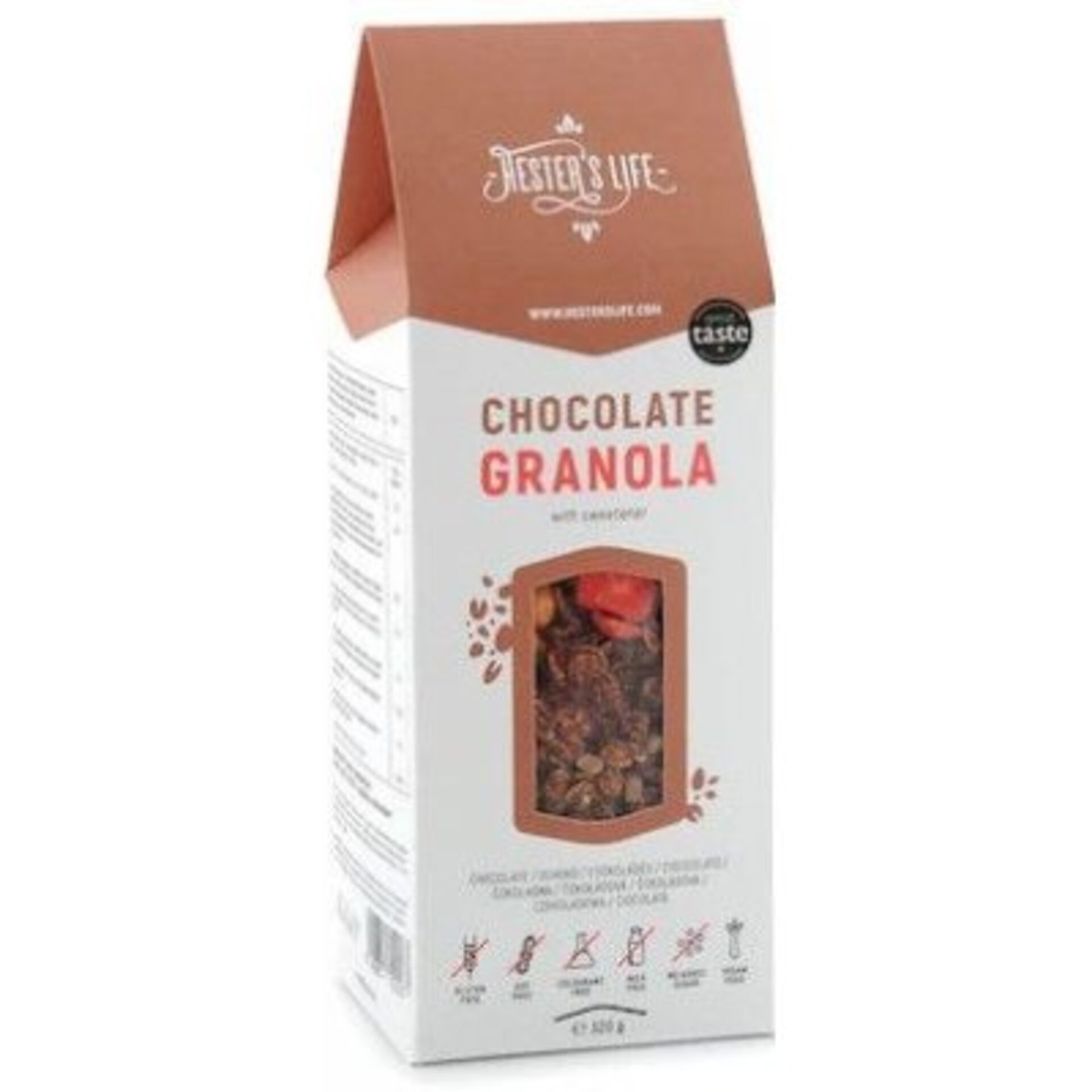 E-shop Hesters life Extra Čokoládová granola 320 g