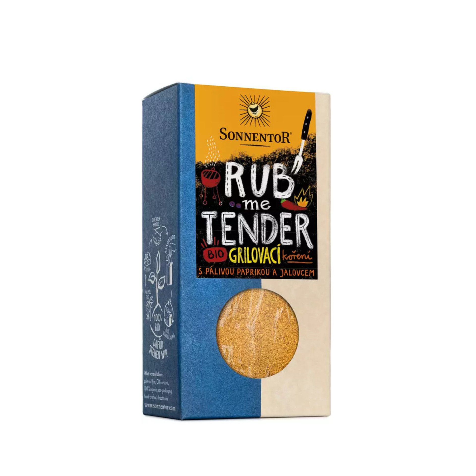 E-shop Sonnentor Rub me Tender bio grilovacie korenie na mäso pikantné 60 g