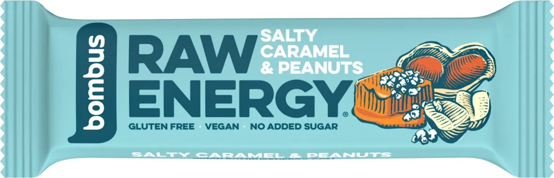 E-shop Bombus RAW Energy slaný karamel a arašidy 50 g