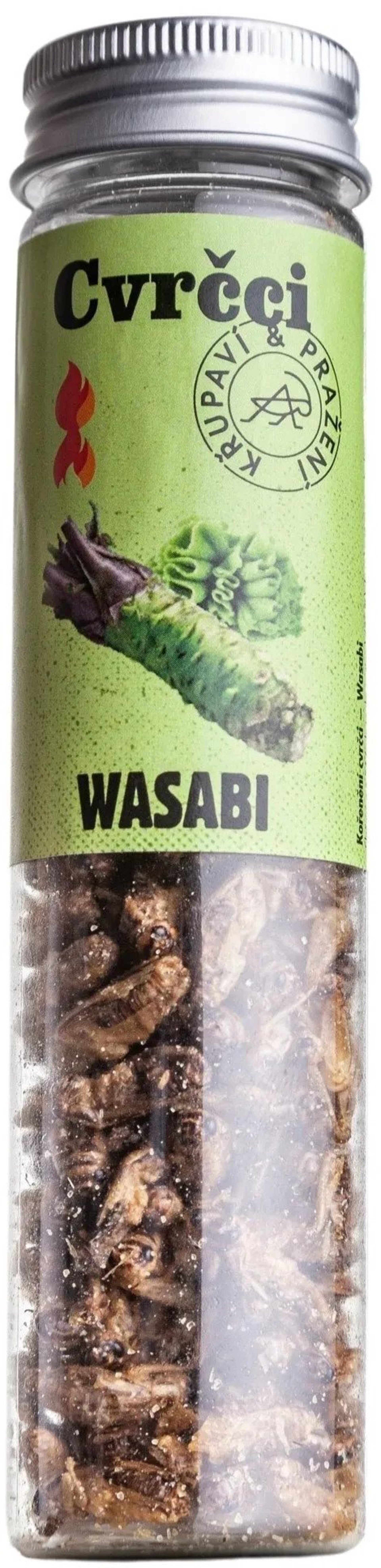 Sens Pálivé chrumkavé a pražené cvrčky - Wasabi 20 g