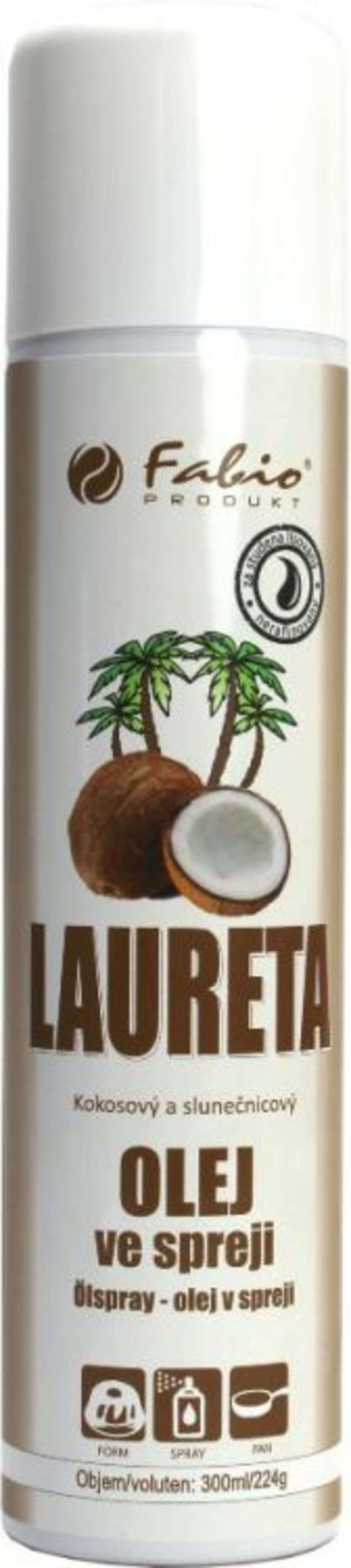 E-shop Fabio Laurette kokosový olej v spreji 300 ml