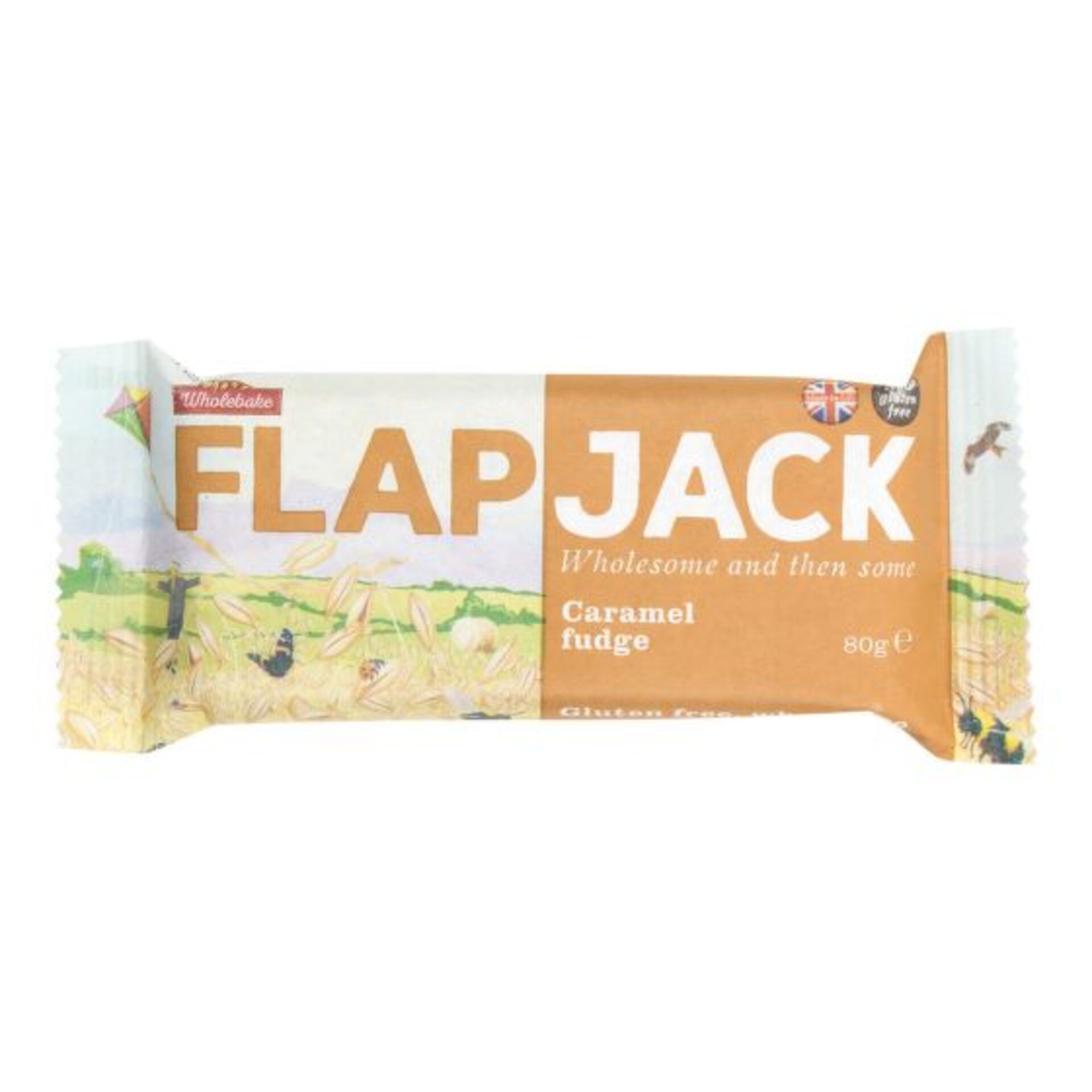E-shop Wholebake Flapjack ovsený karamel bezlepkový 80 g