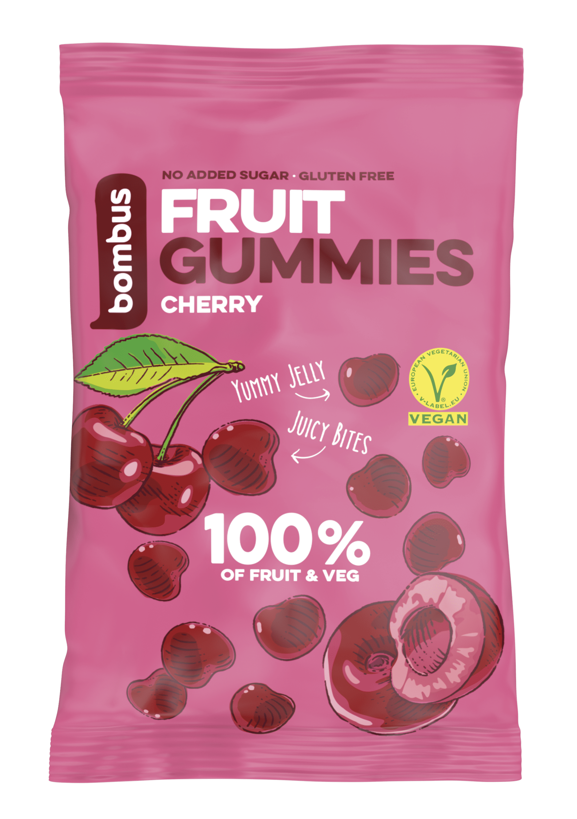 Bombus Fruit energy gummies višňa 35 g