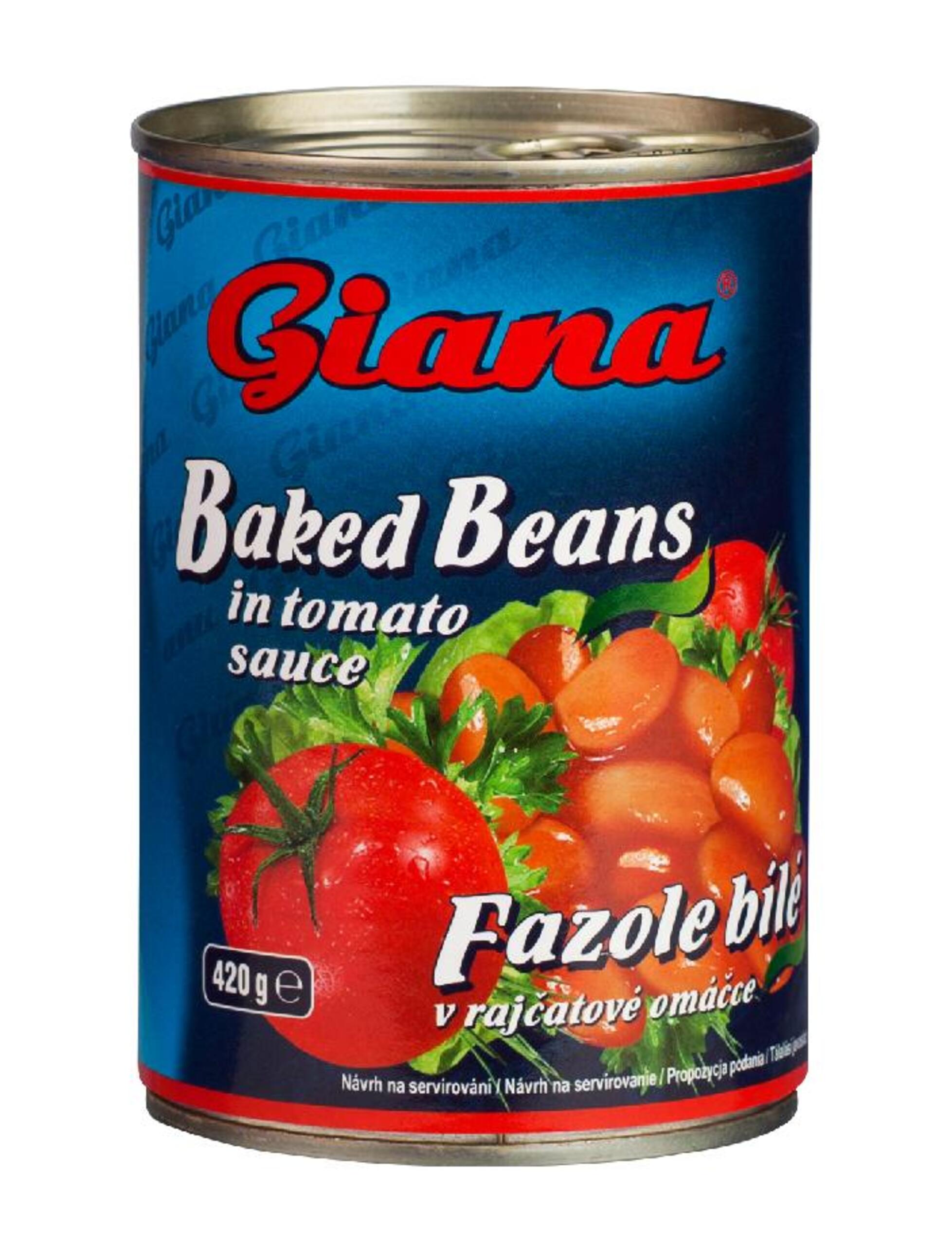 E-shop Giana Fazuľe v paradajkovej omáčke 425 ml