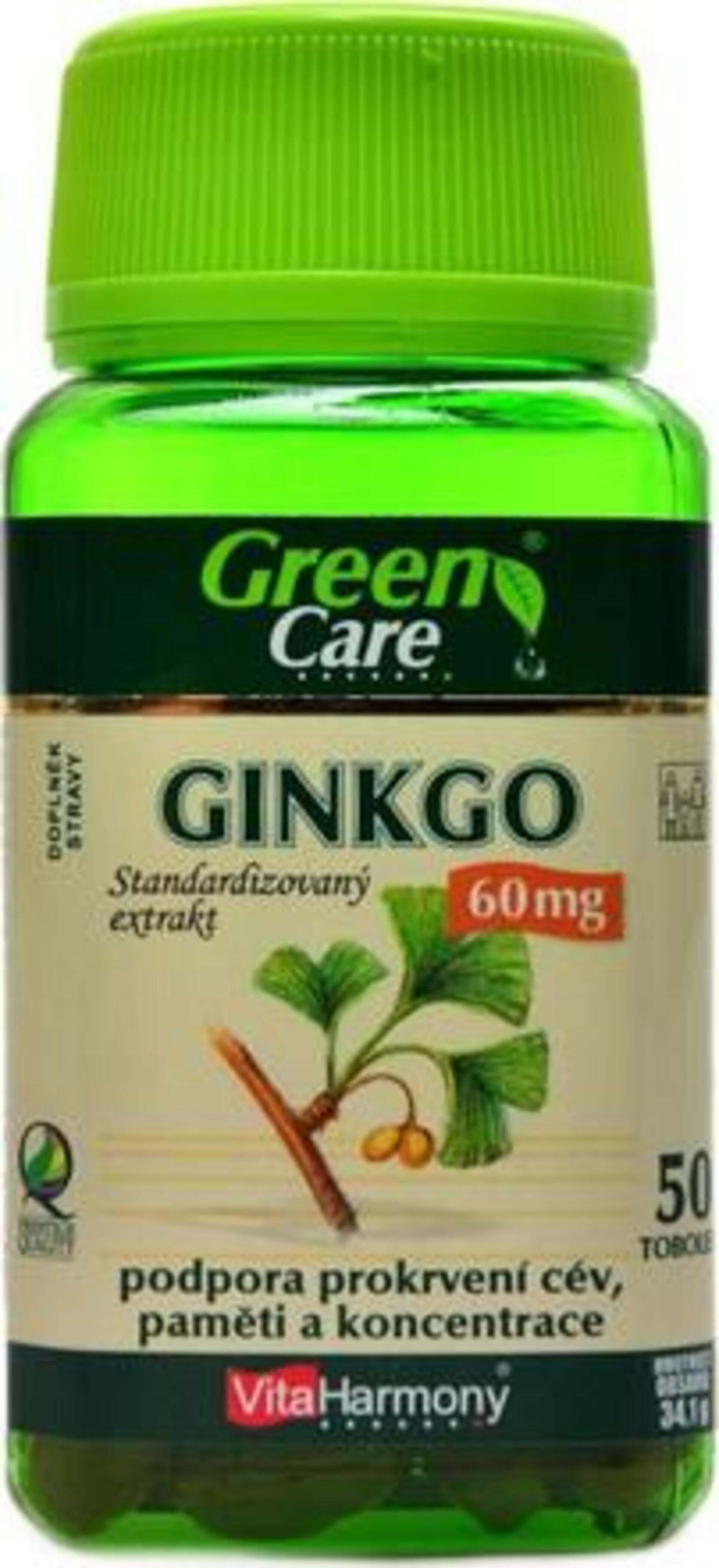 E-shop VitaHarmony Ginkgo 60 mg 100 tabliet