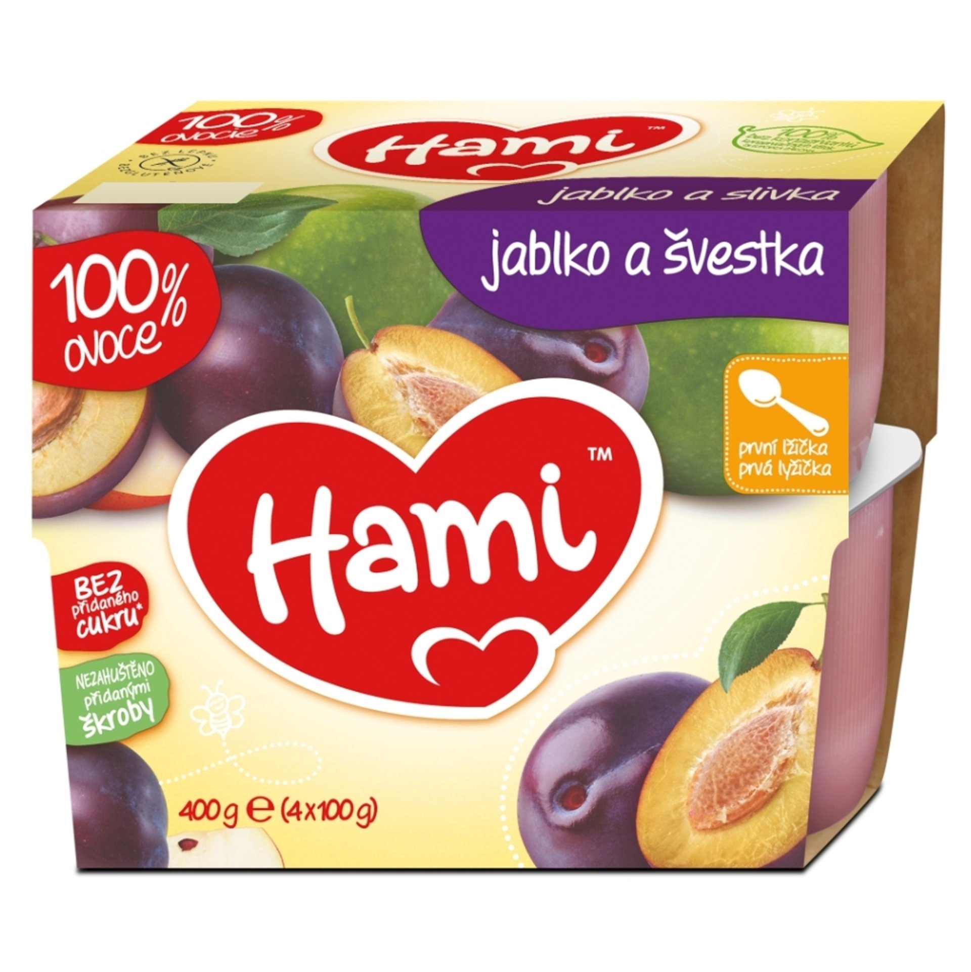 E-shop Hami 100% ovocie jablko a slivka 400 g