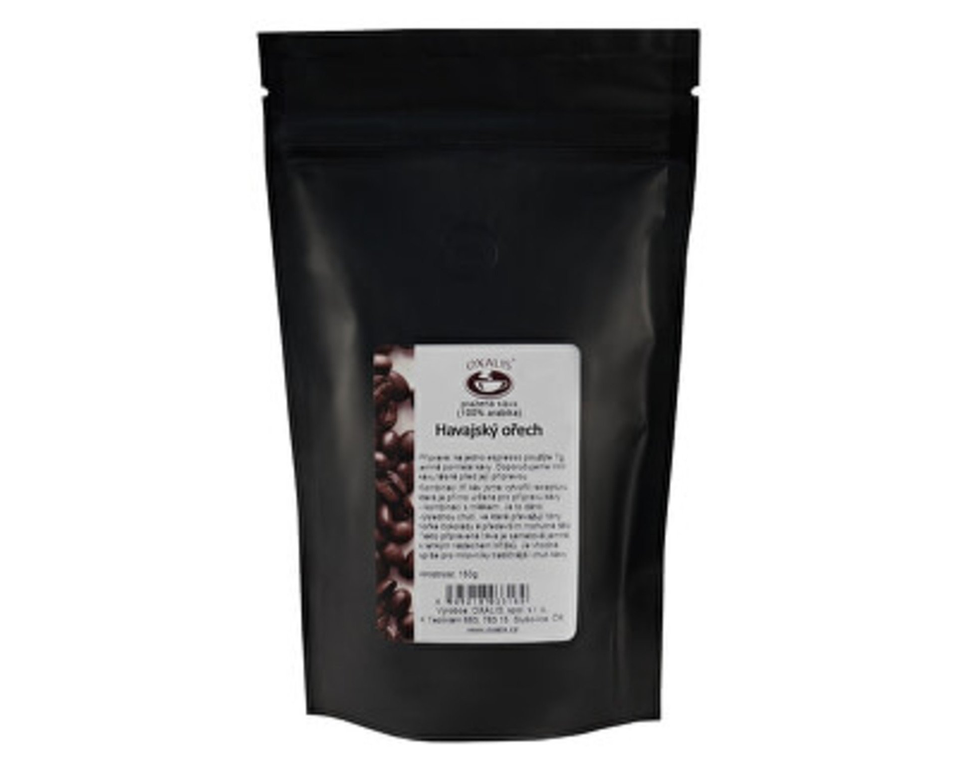 E-shop Oxalis káva aromatizovaná mletá - Havajský orech 150 g