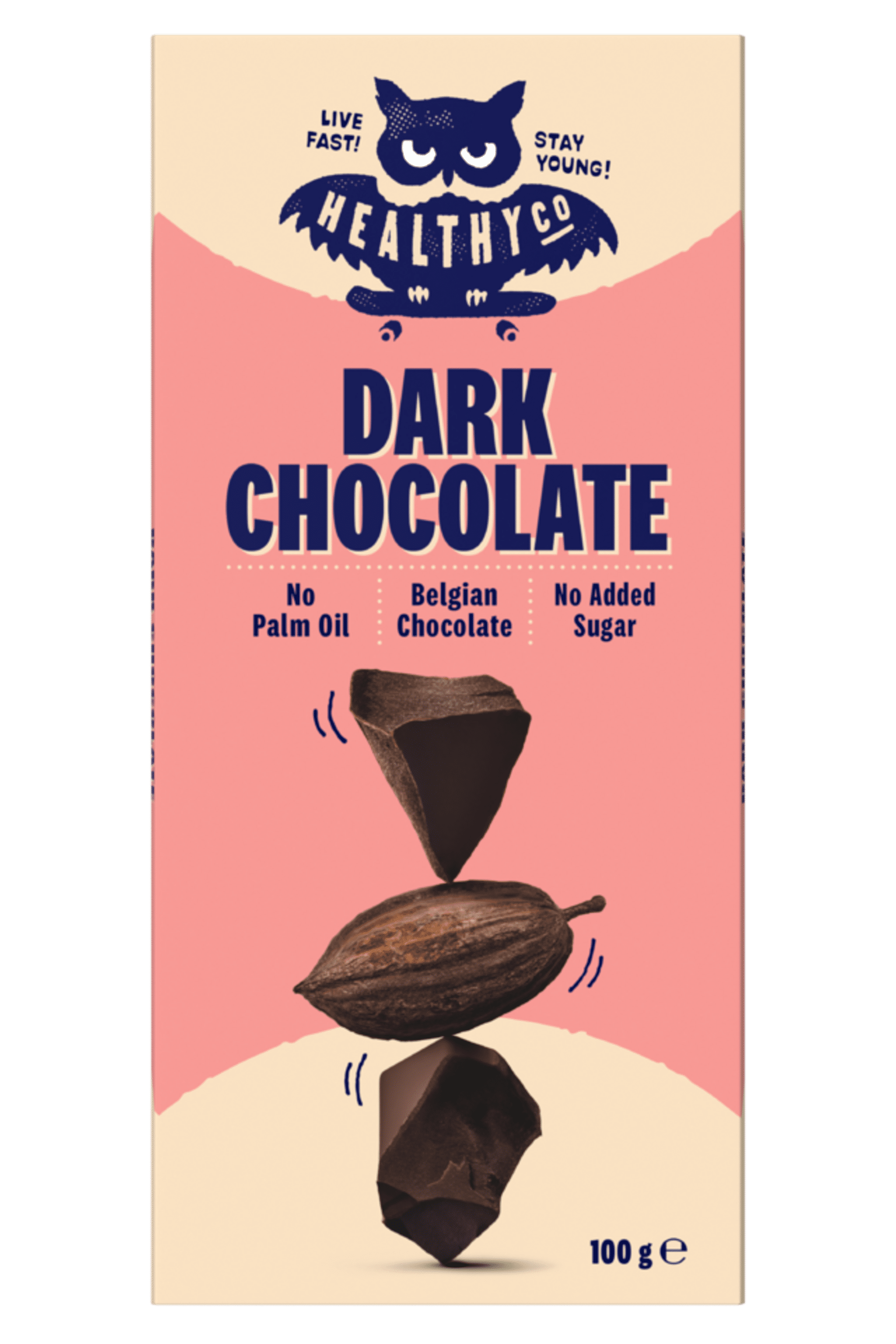 Healthyco Čokoláda horká bez cukru 100 g