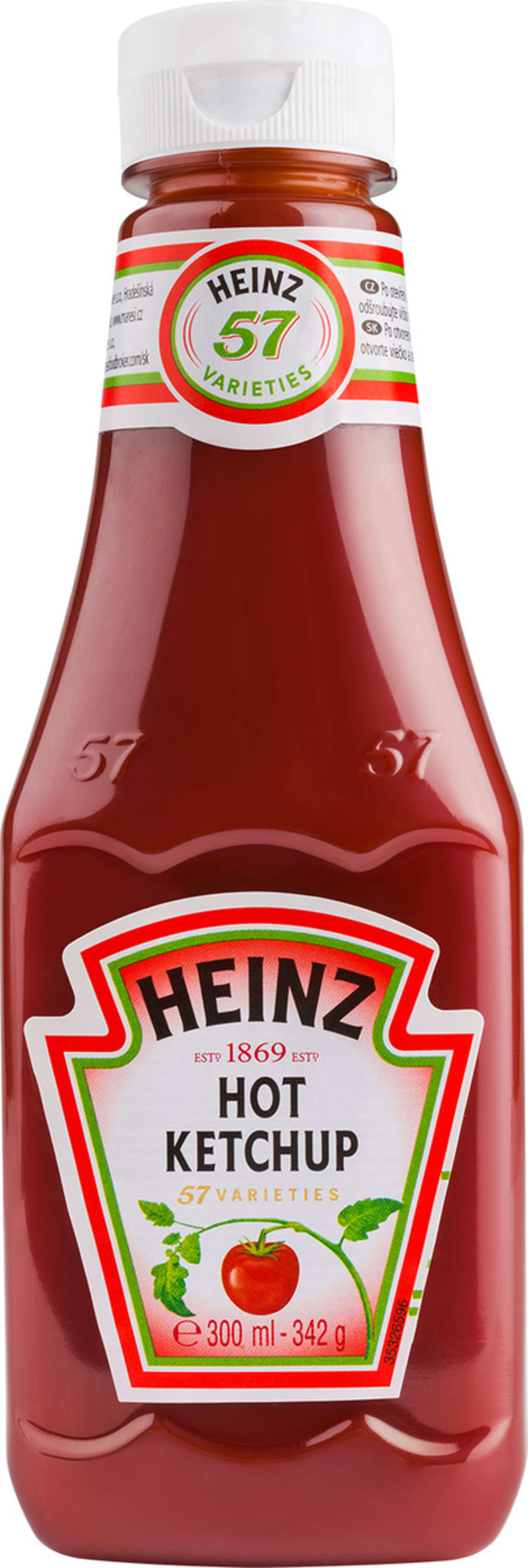 E-shop Heinz Paradajkový kečup ostrý 342 g