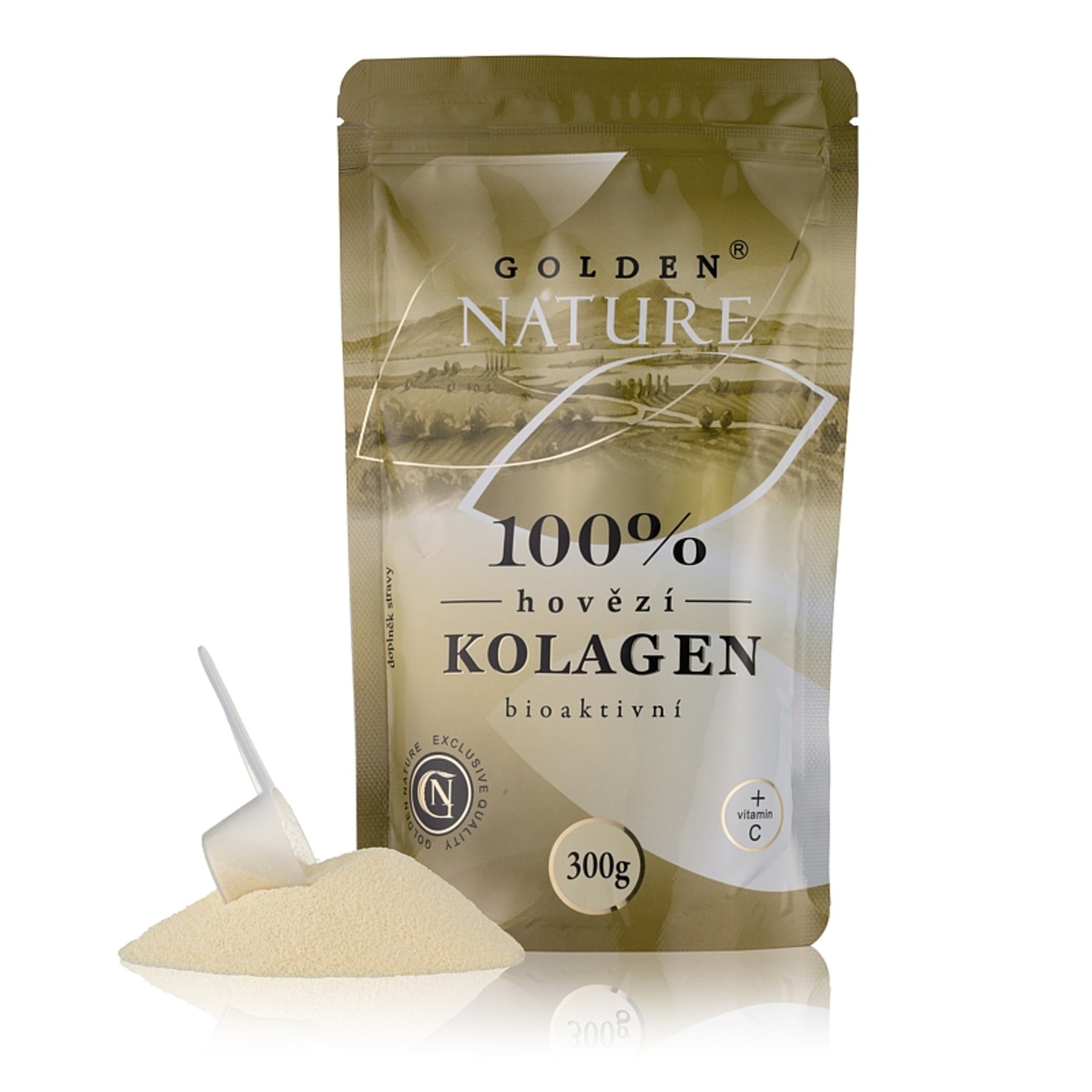 E-shop Golden Nature Hovädzí kolagén bioaktívny + vitamín C 300 g
