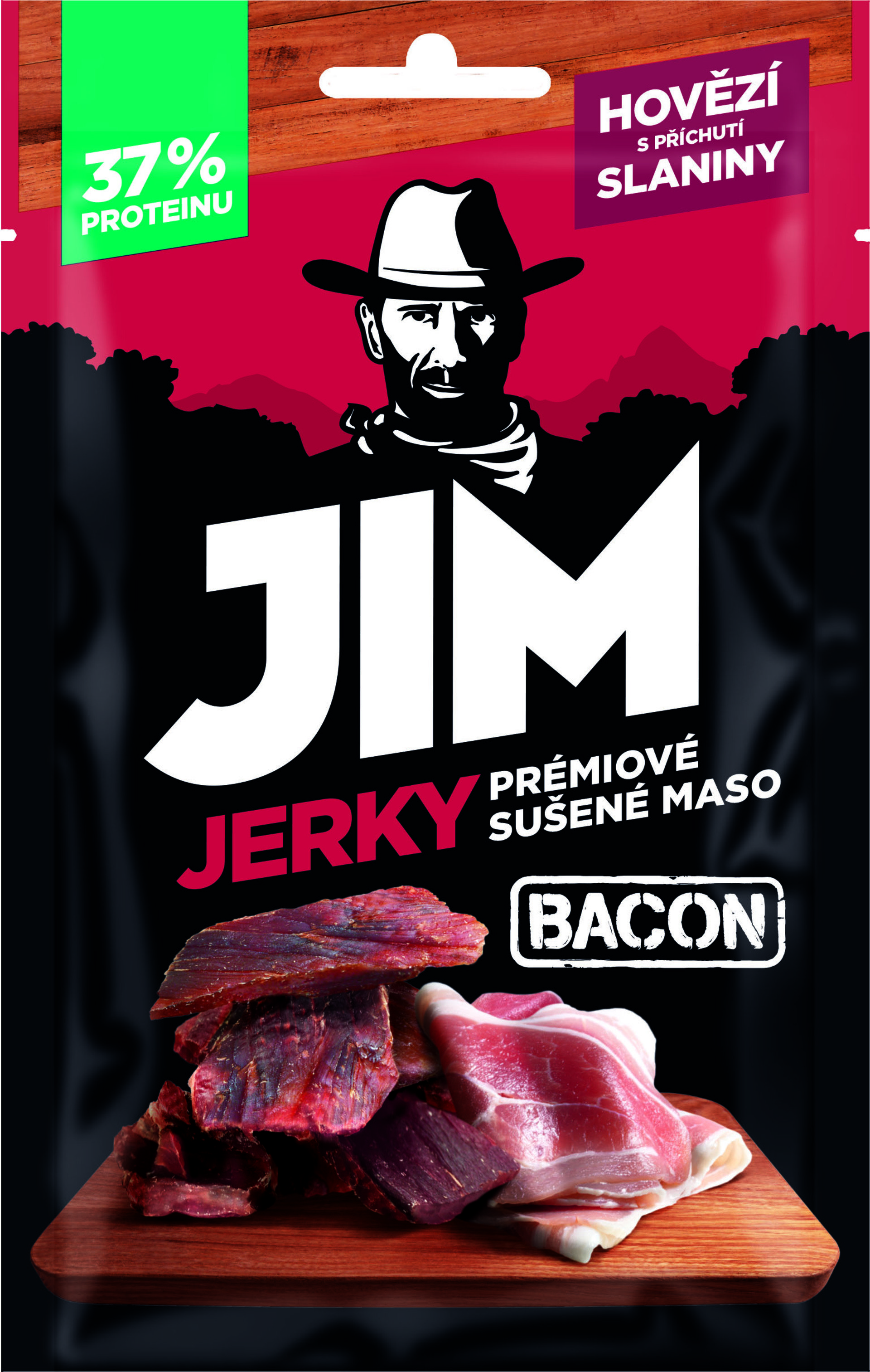 E-shop Jim Jerky Hovädzia slanina 23 g