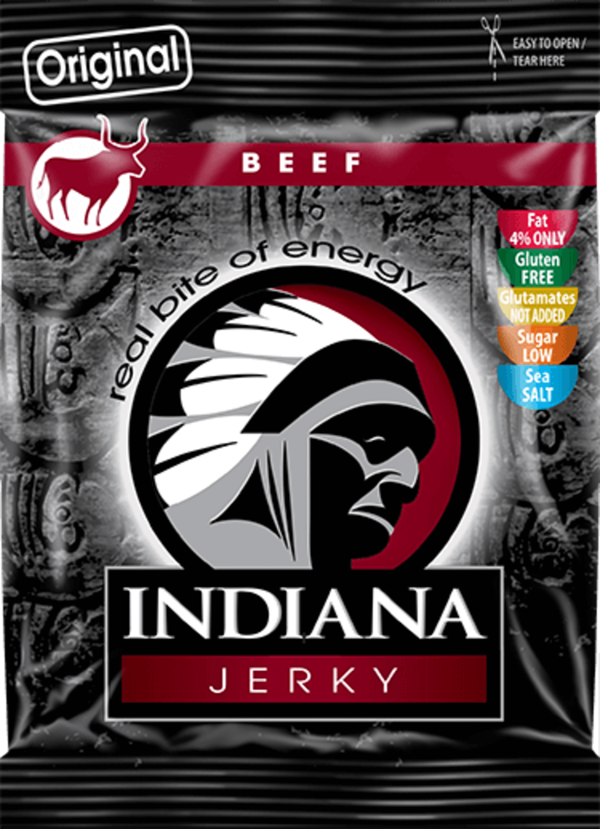 E-shop Indiana Jerky hovädzie originál 25 g