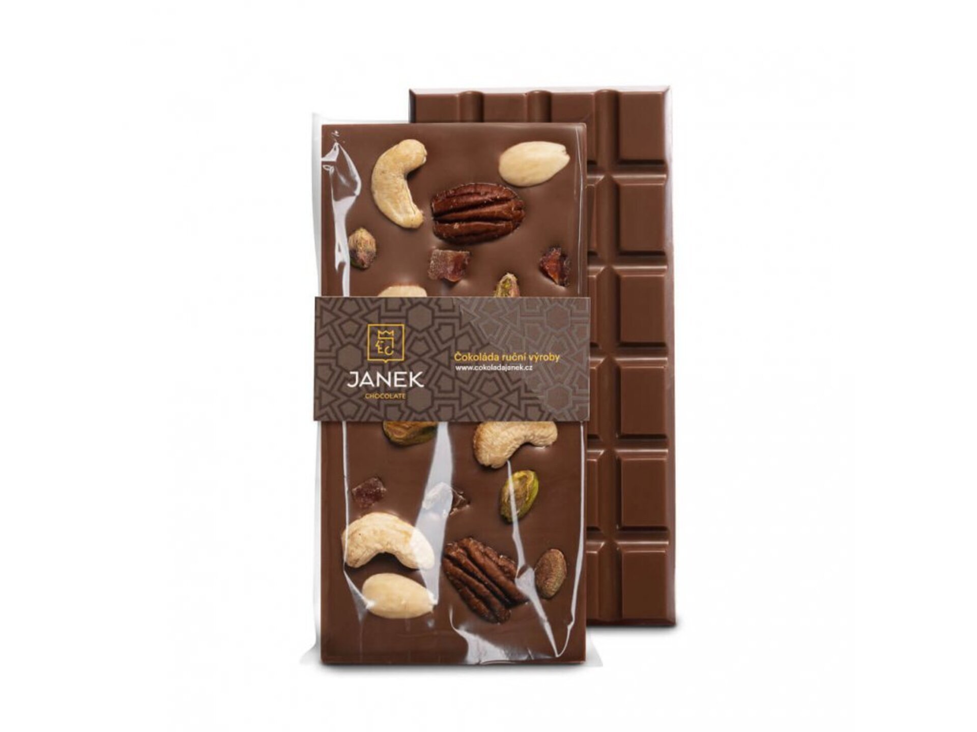 E-shop Čokoládovňa Janek Mliečna čokoláda Jankova pečať 95 g