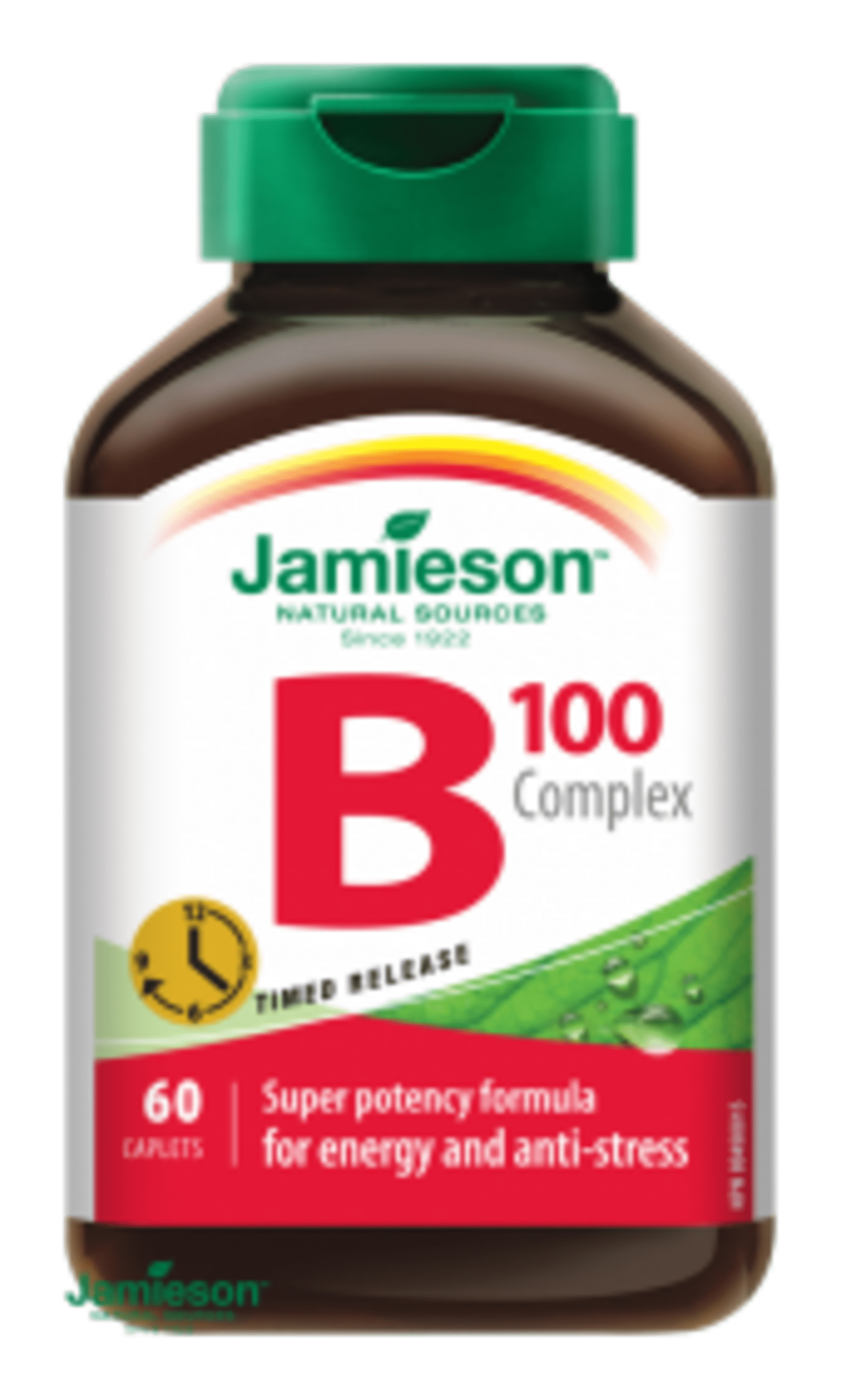 Jamieson B-komplex 100 mg s postupným uvoľňovaním 60 tabliet