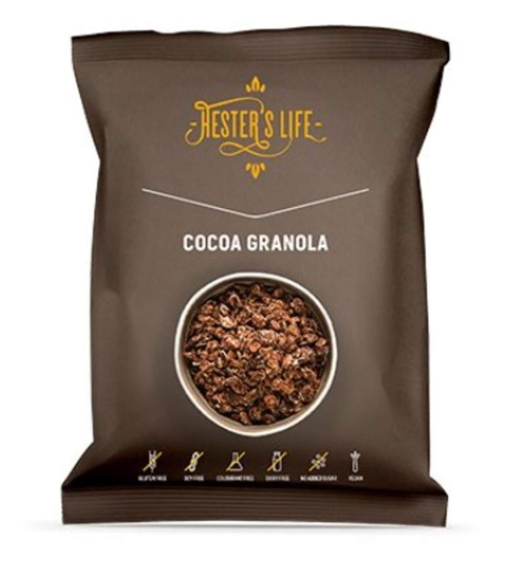 Hesters life Basic Kakaová granola 60 g