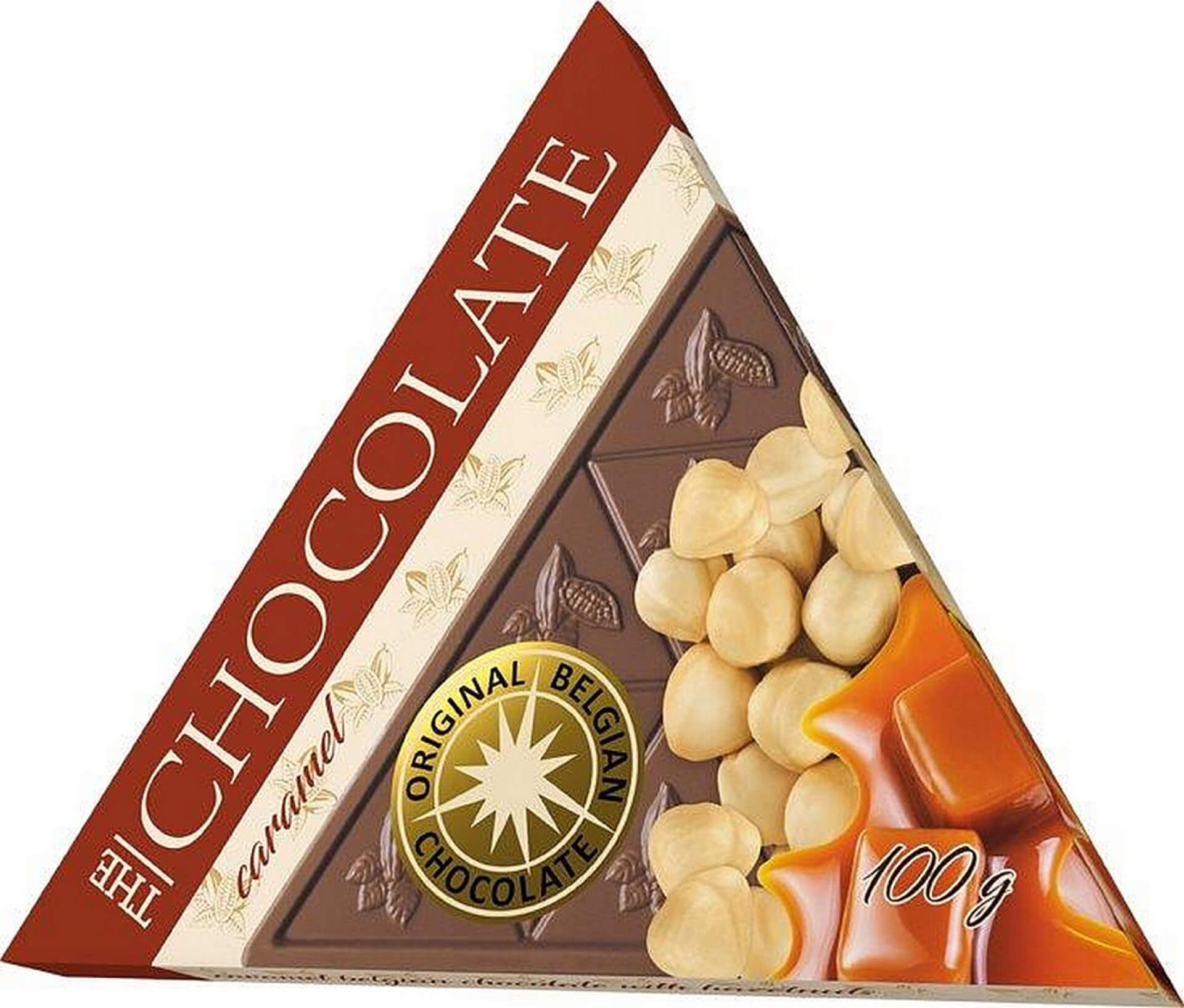 E-shop The Chocolate Karamelová čokoláda s lieskovými orieškami 100 g