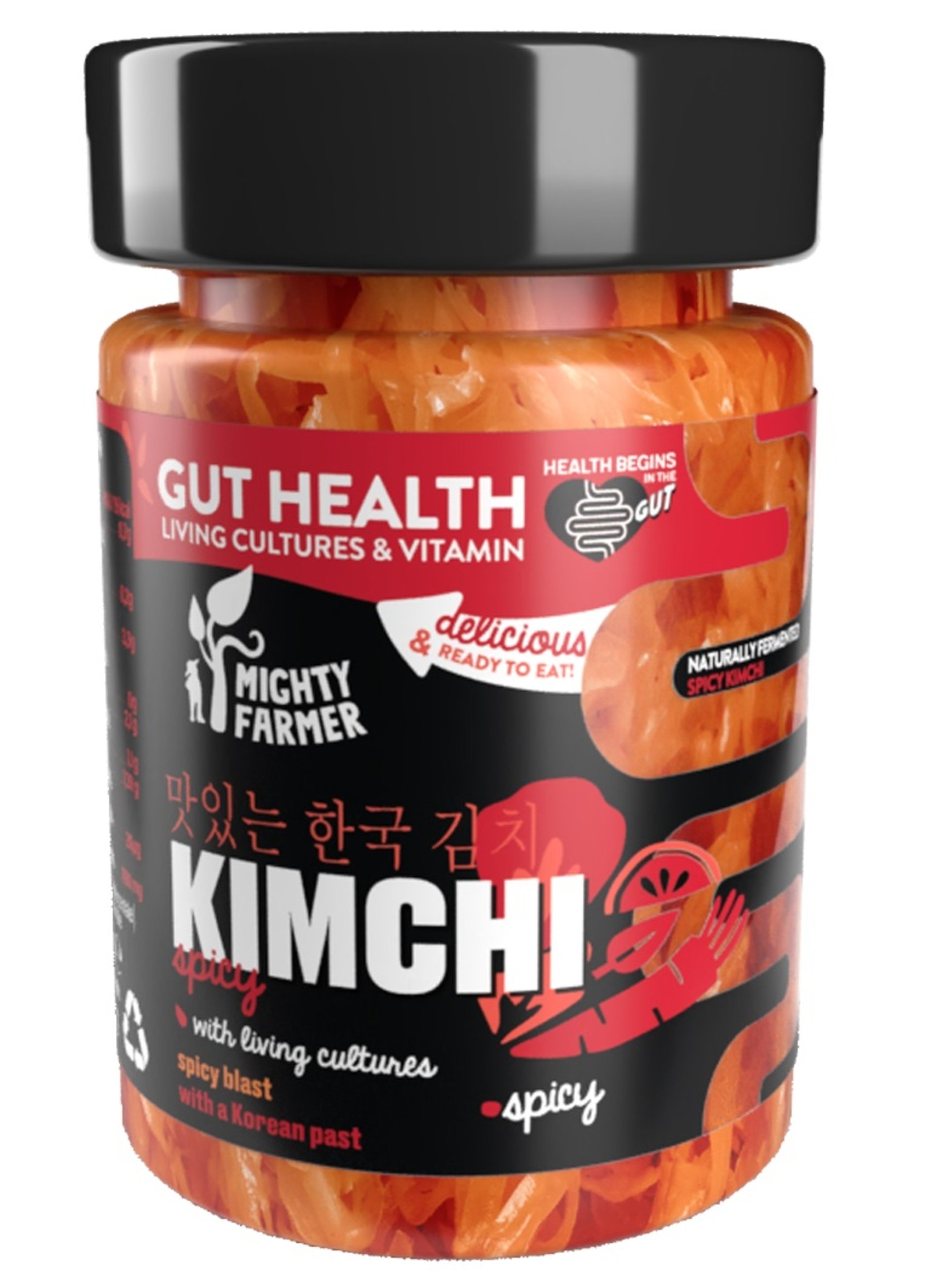 Mighty Farmer Kimchi korenené sklo 320 g