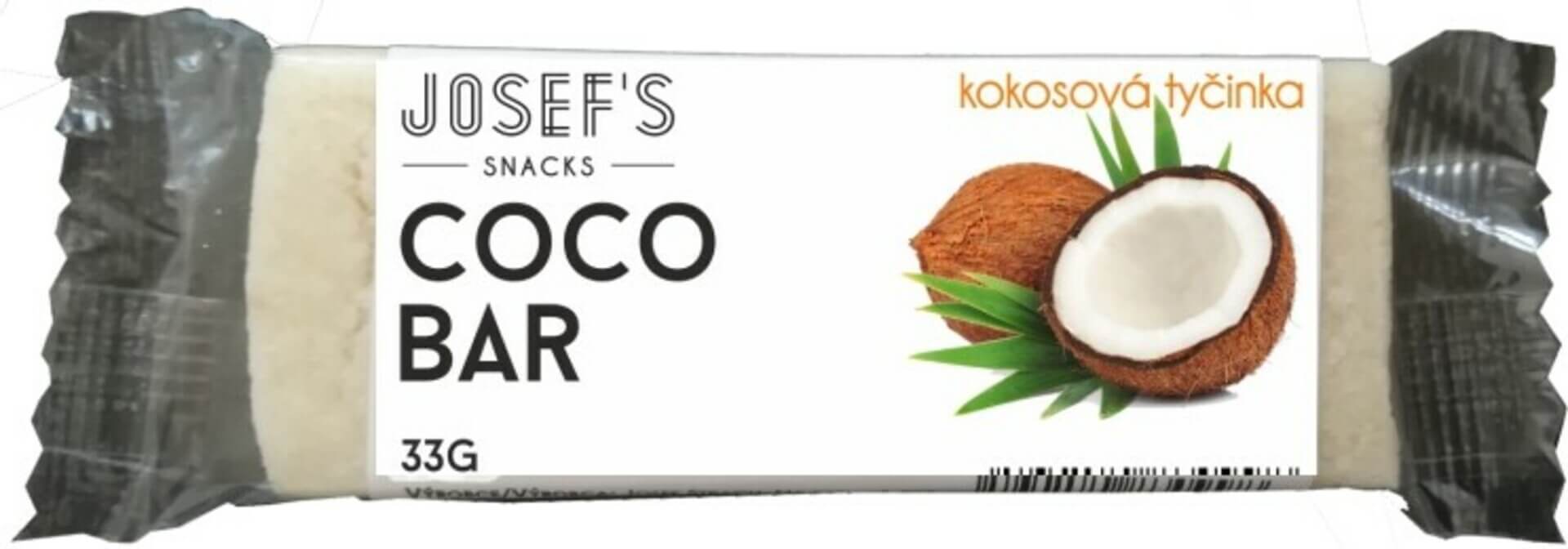 Josef 's snacks Kokosová tyčinka 33 g