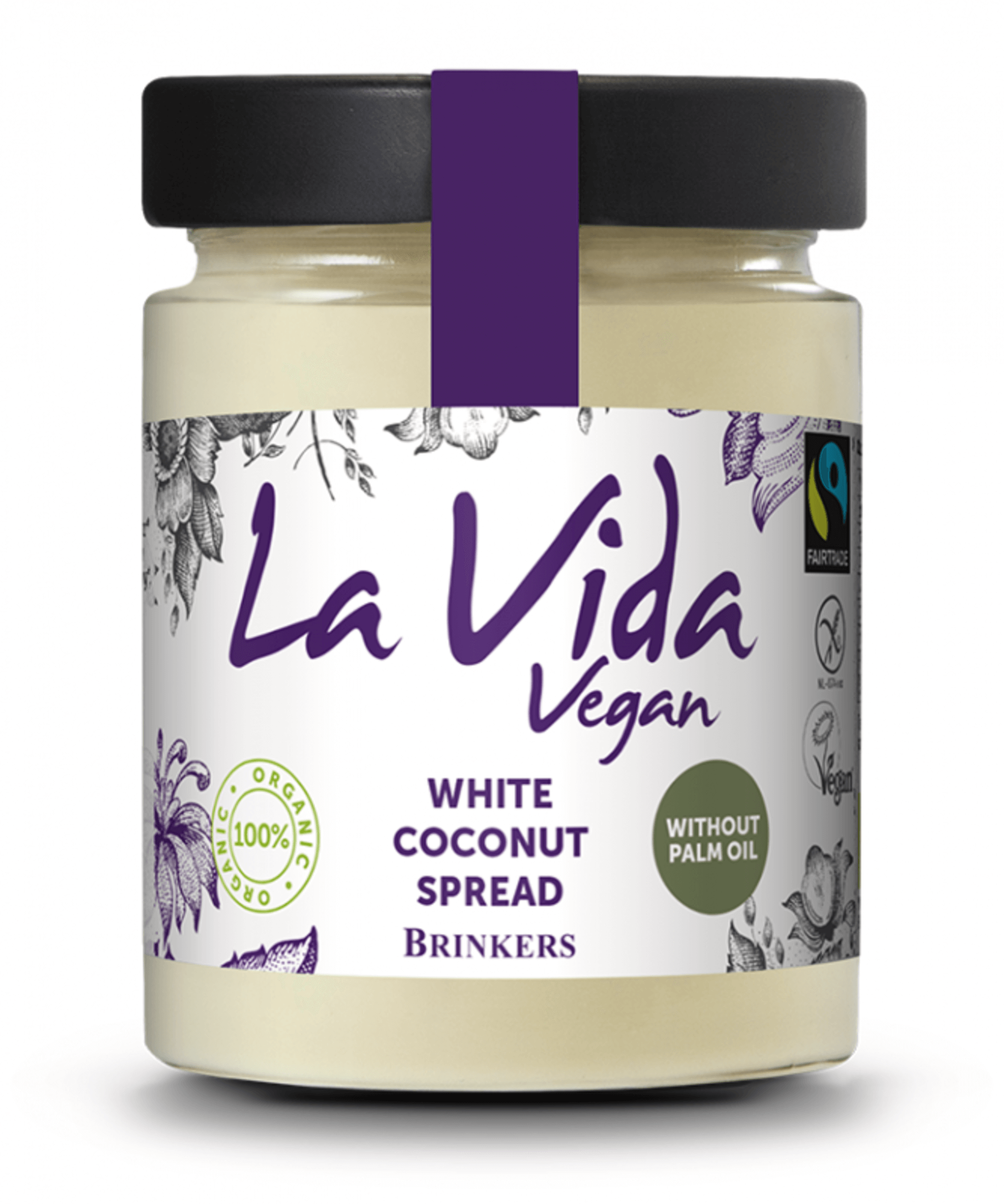 E-shop La Vida Vegan Nátierka biely kokos BIO 270 g