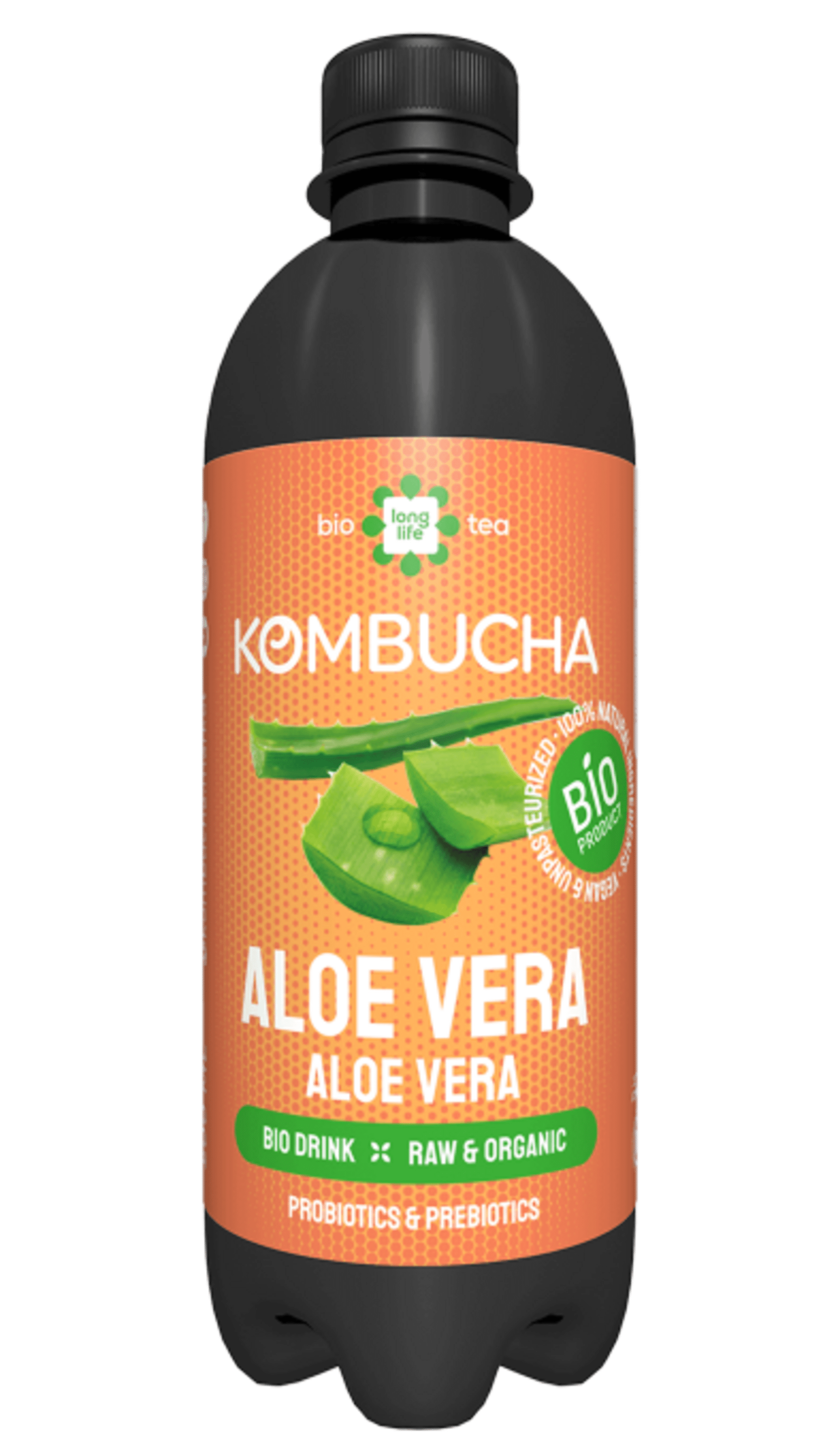 E-shop Long life biotea Kombucha Aloe Vera BIO 500 ml