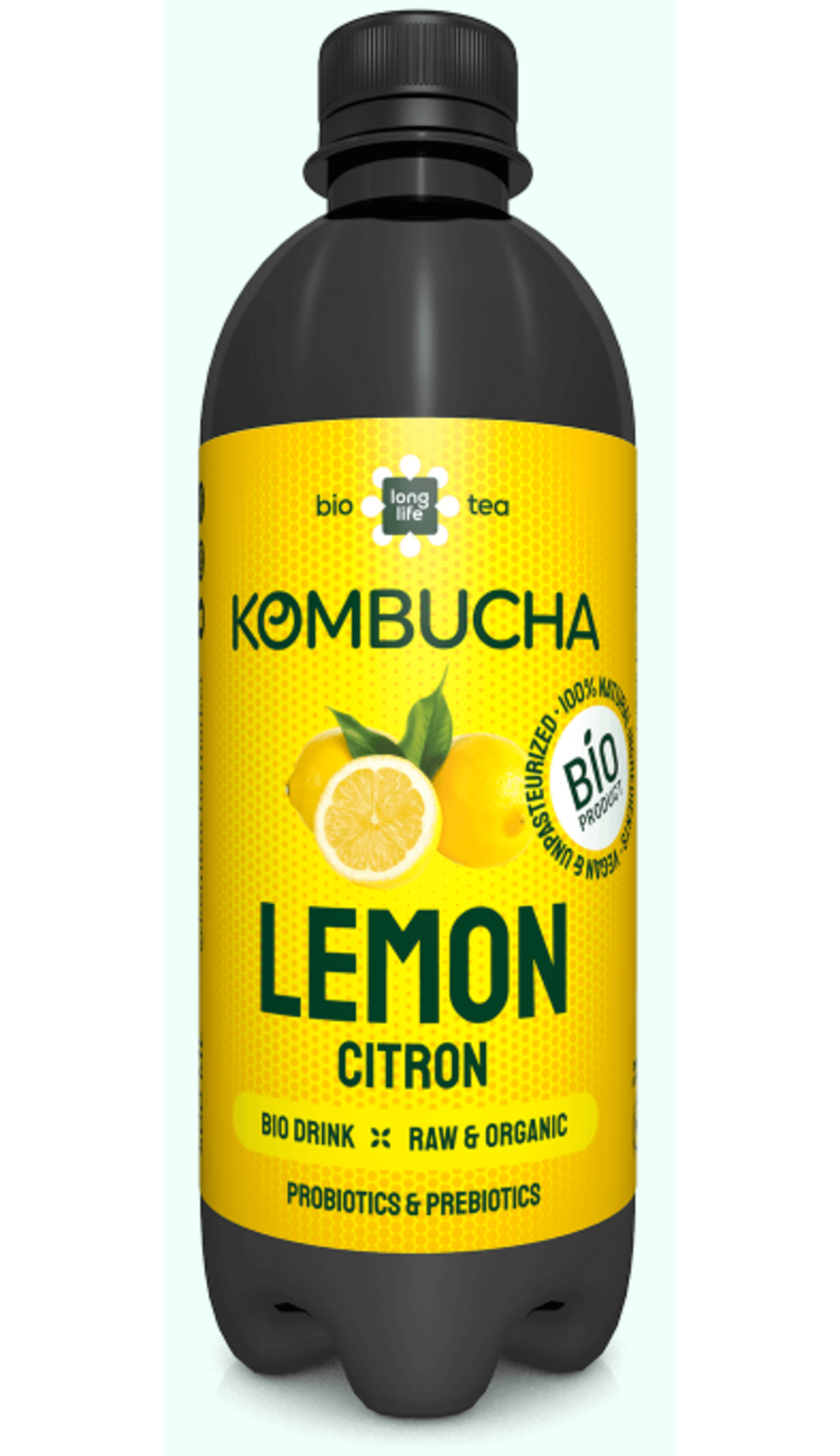 E-shop Long life biotea Kombucha citrón 500 ml