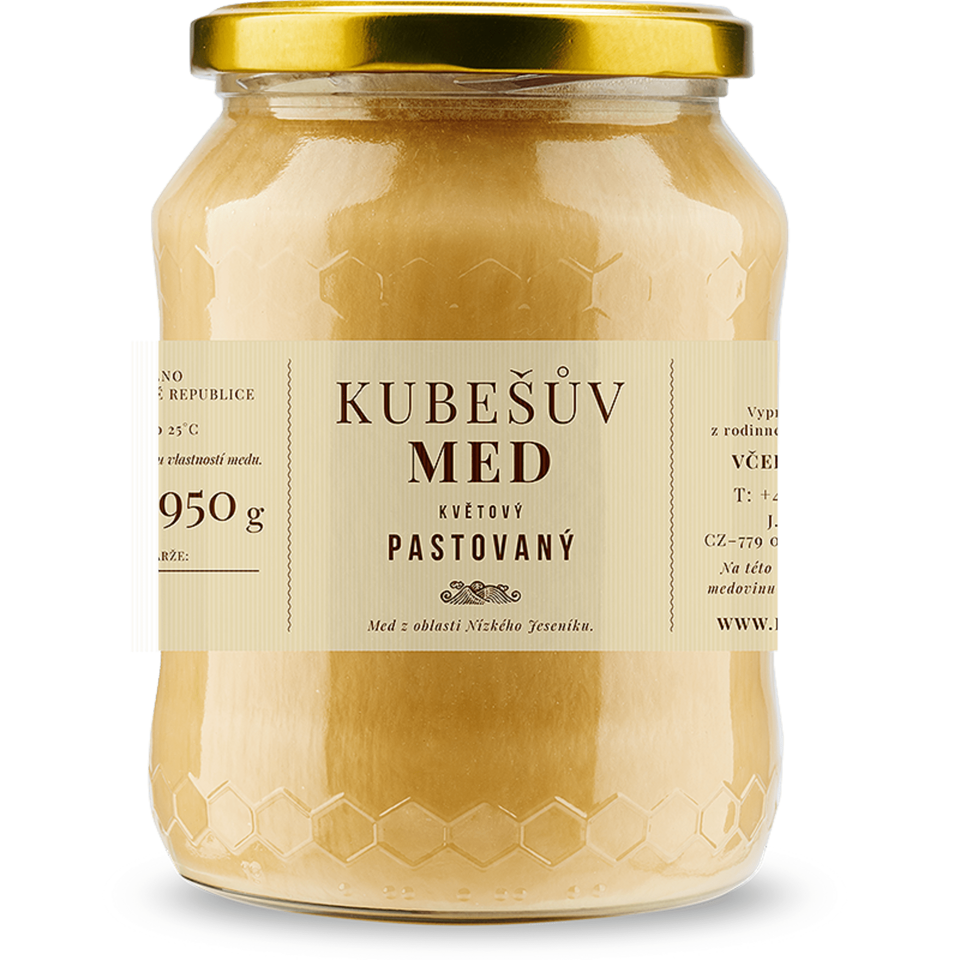 E-shop Kubešův med Med kvetový pastované (šľahaný) 480 g