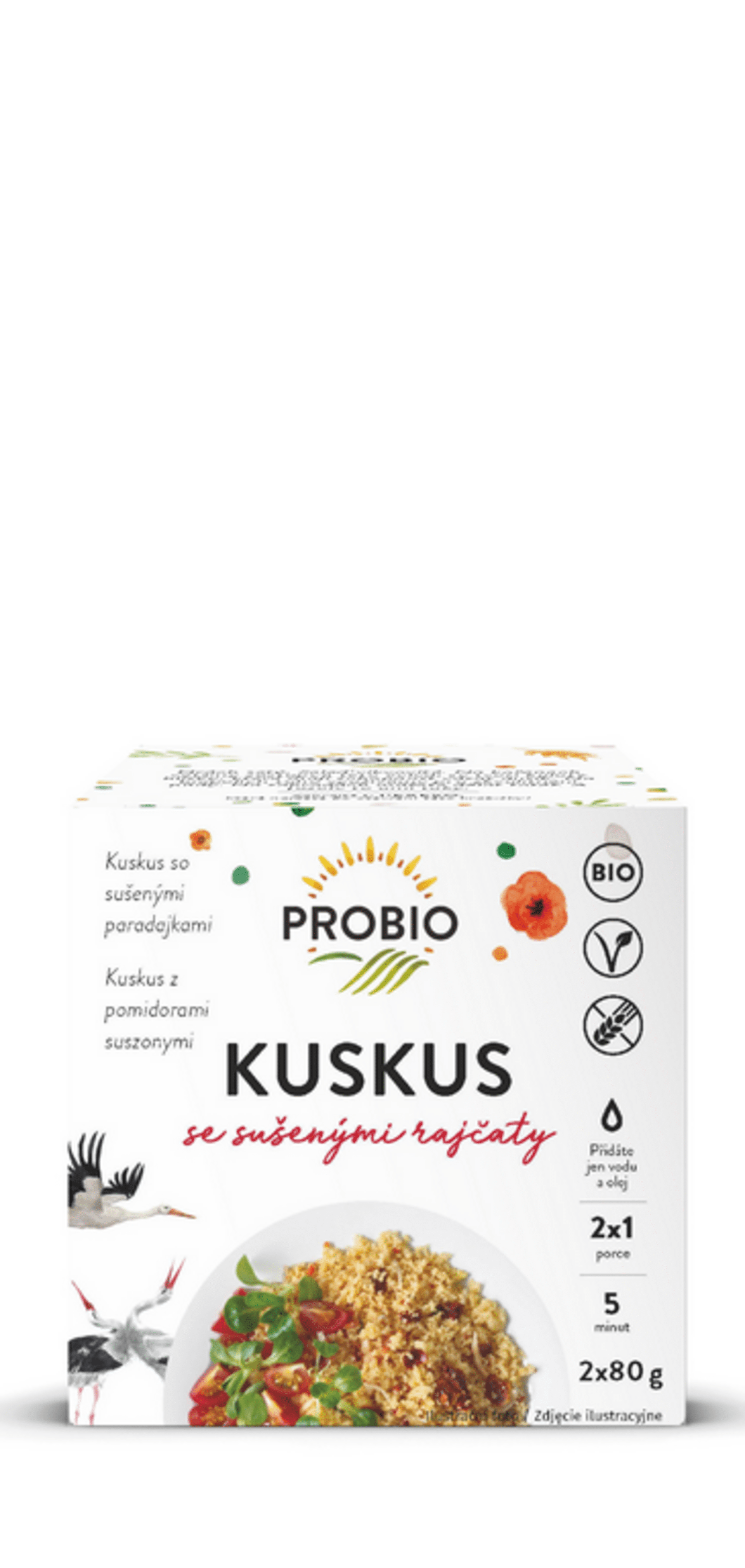 E-shop Probio Kuskus so sušenými paradajkami 2 x 80 g