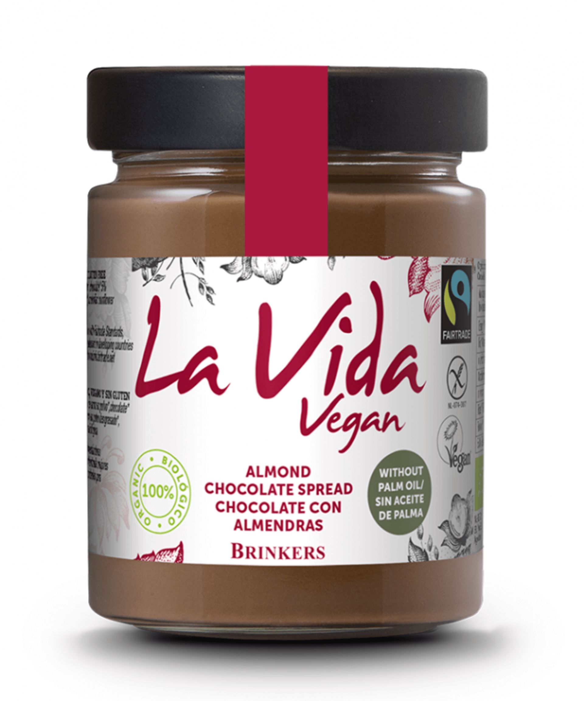 E-shop La Vida Vegan Čokoládová nátierka mandľová BIO 270 g