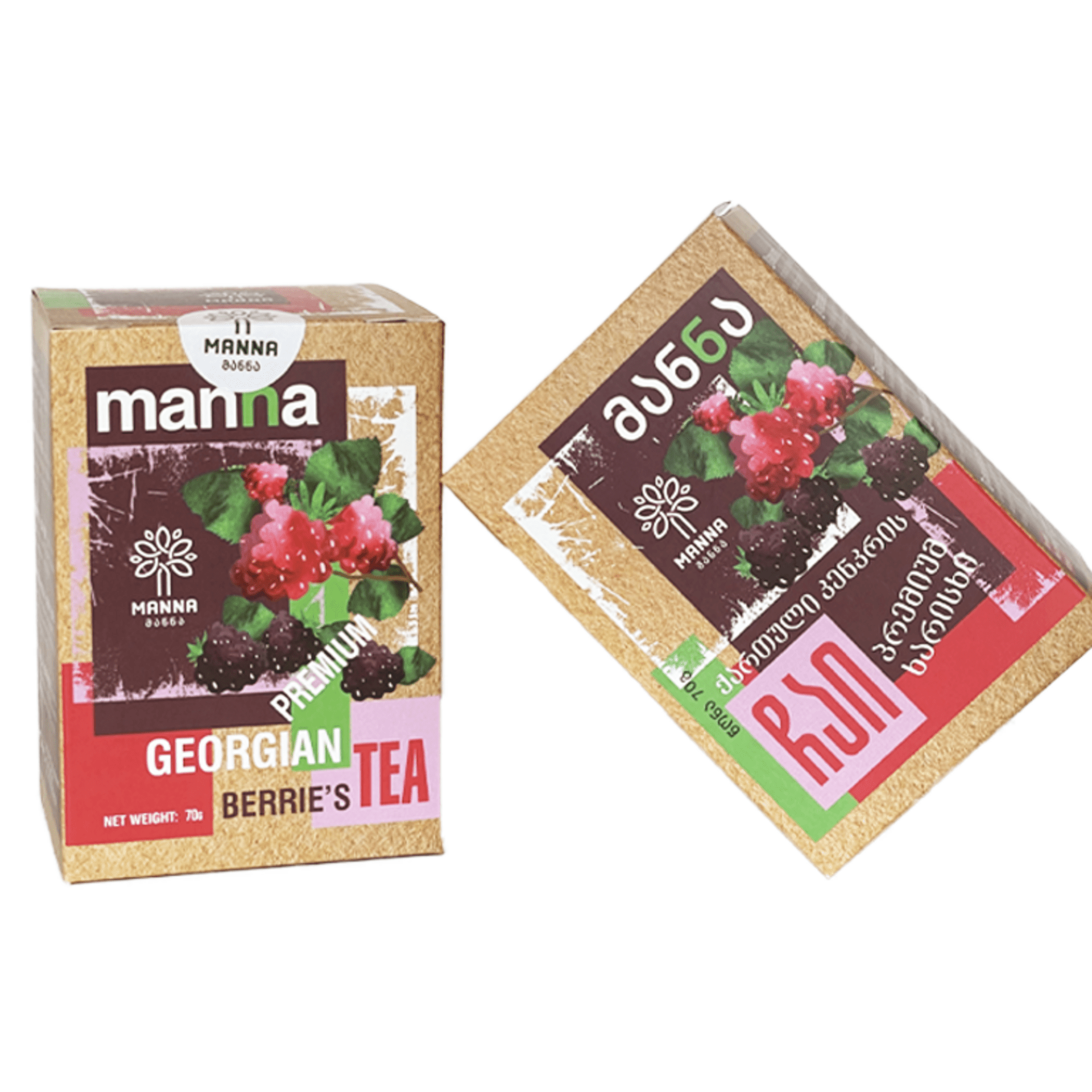 E-shop Manna Gruzínsky ovocný čaj Lesné plody sypaný 70 g