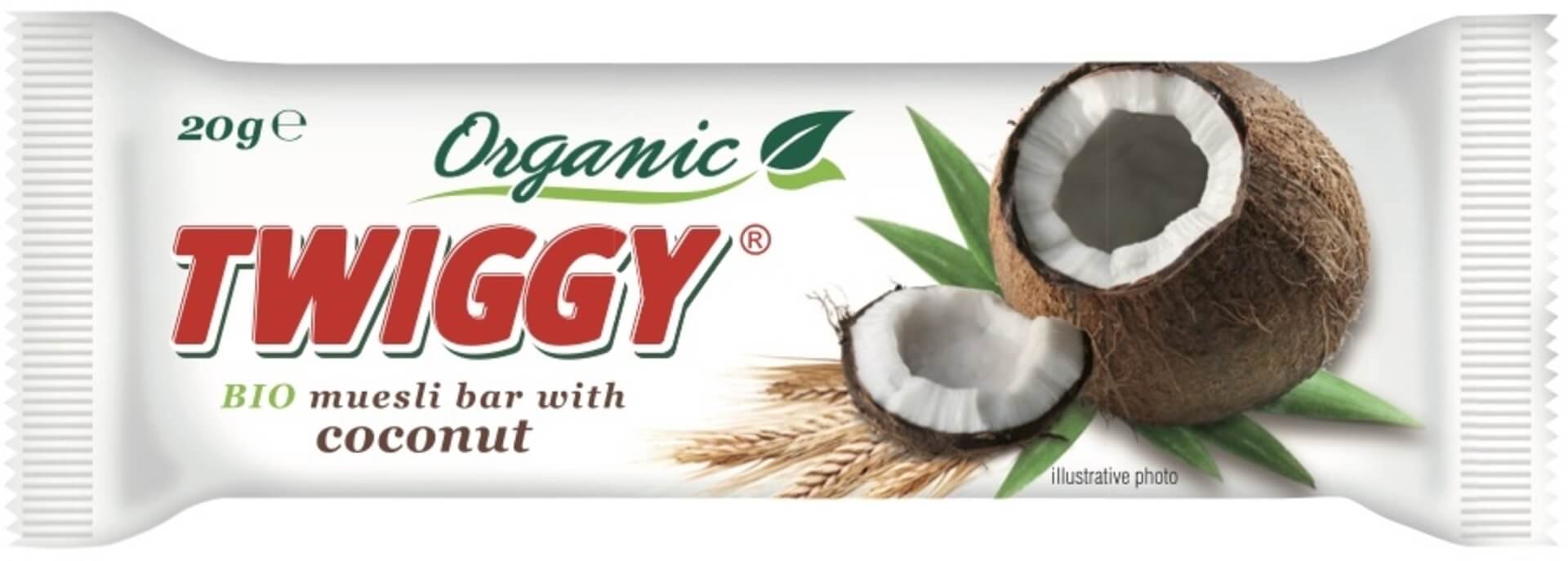 E-shop Twiggy Müsli organic s kokosom 20 g BIO