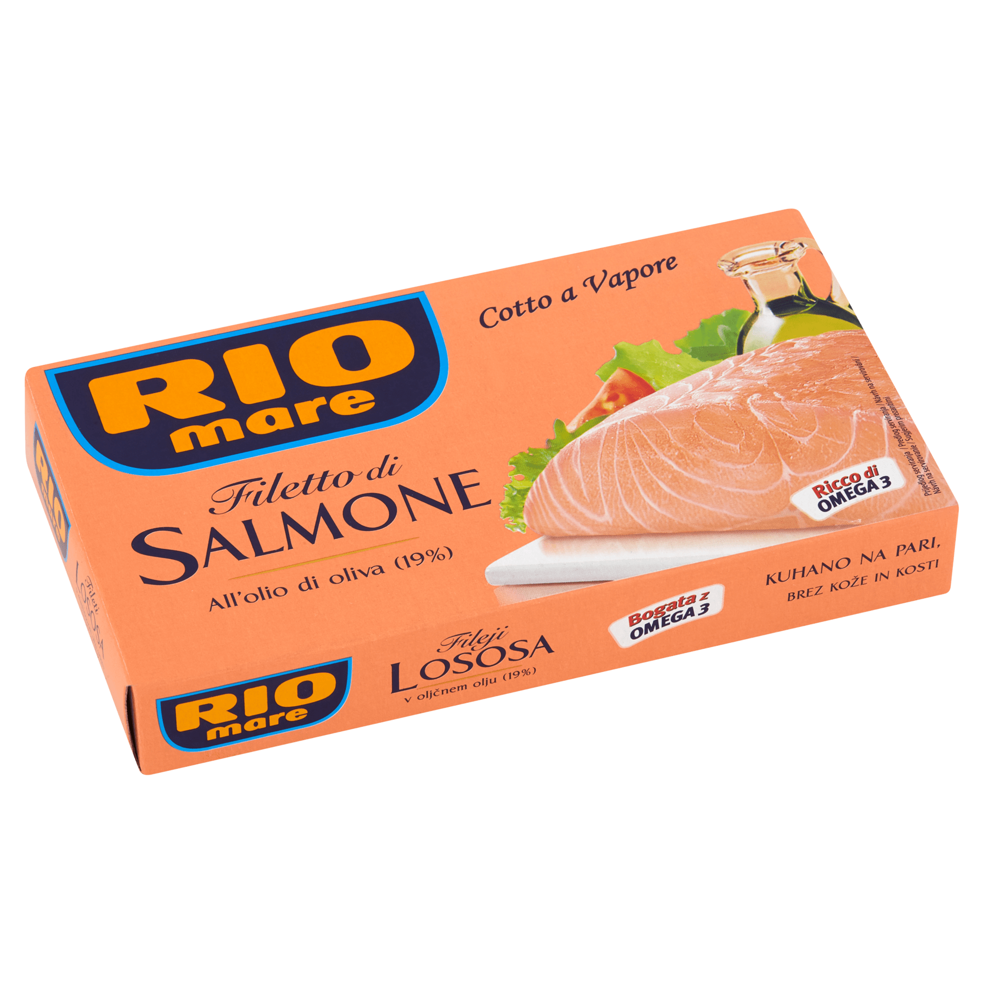 Rio mare Filety z lososa v olivovom oleji (19%) 150 g