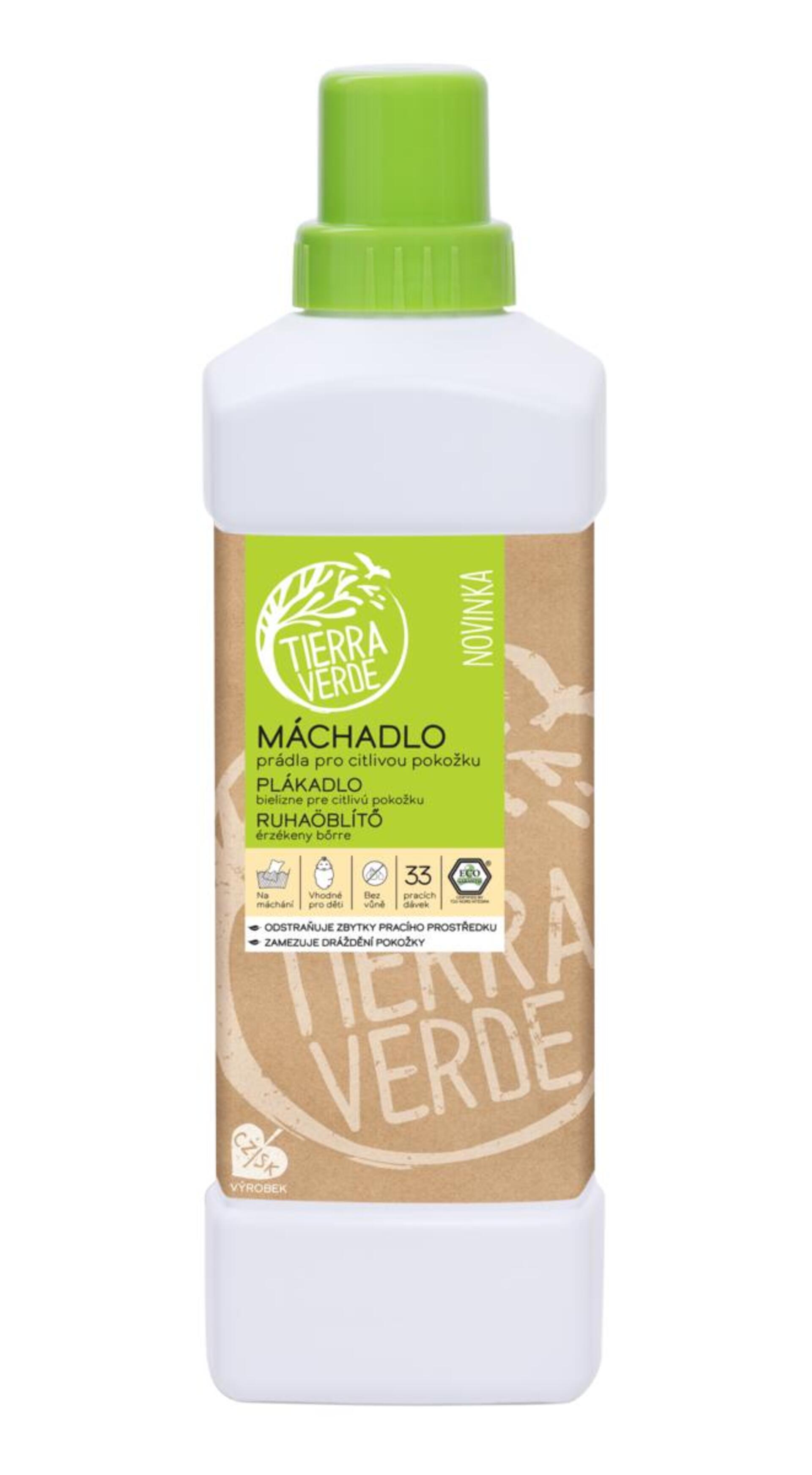 E-shop Tierra Verde Pláchadlo bielizne pre citlivú pokožku 1000 ml
