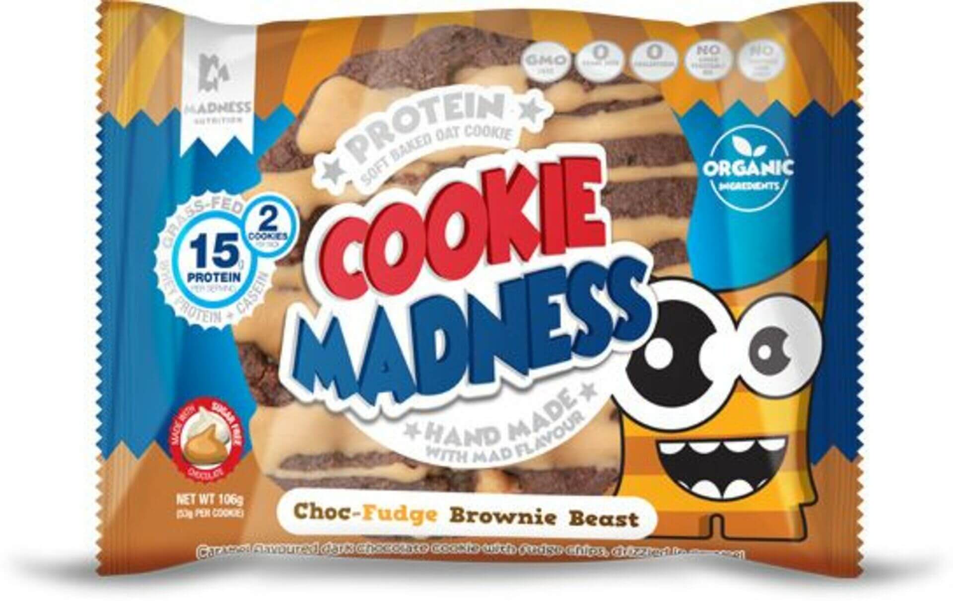 Madness nutrition Cookies Choc-fudge brownie beast 106 g