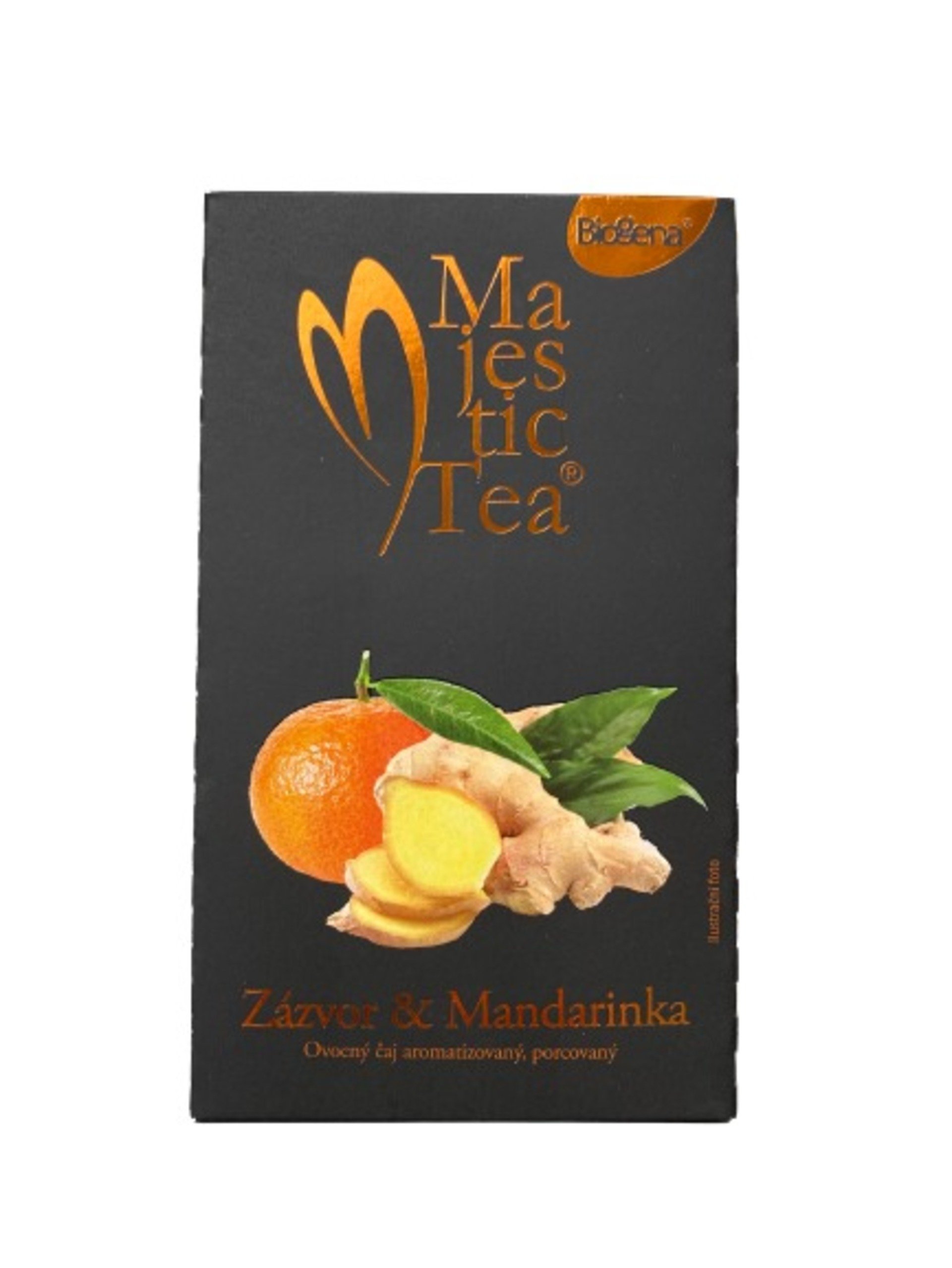E-shop Biogéna Majestic Tea zázvor a mandarínka 20 x 2,5 g