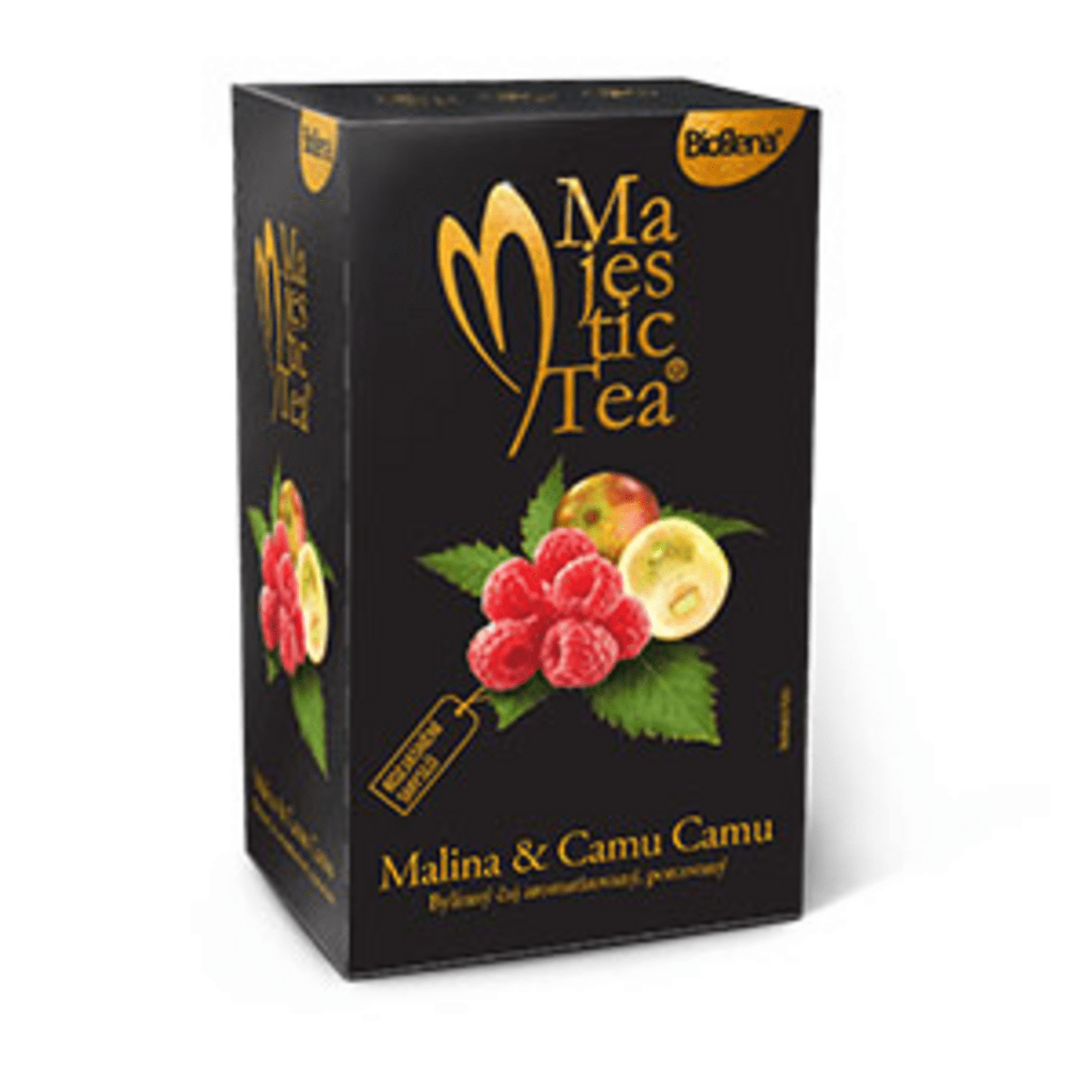 E-shop Biogena Čaj Tea Majestic - Malina a Camu Camu 20 x 2,5 g