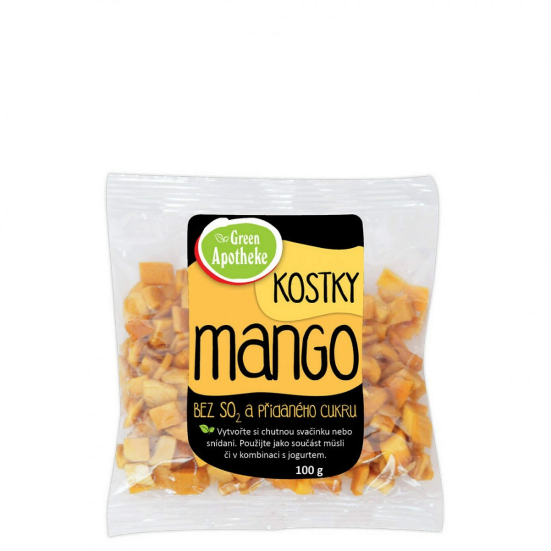 E-shop Green Apotheke Mango kocky bez cukru 100 g