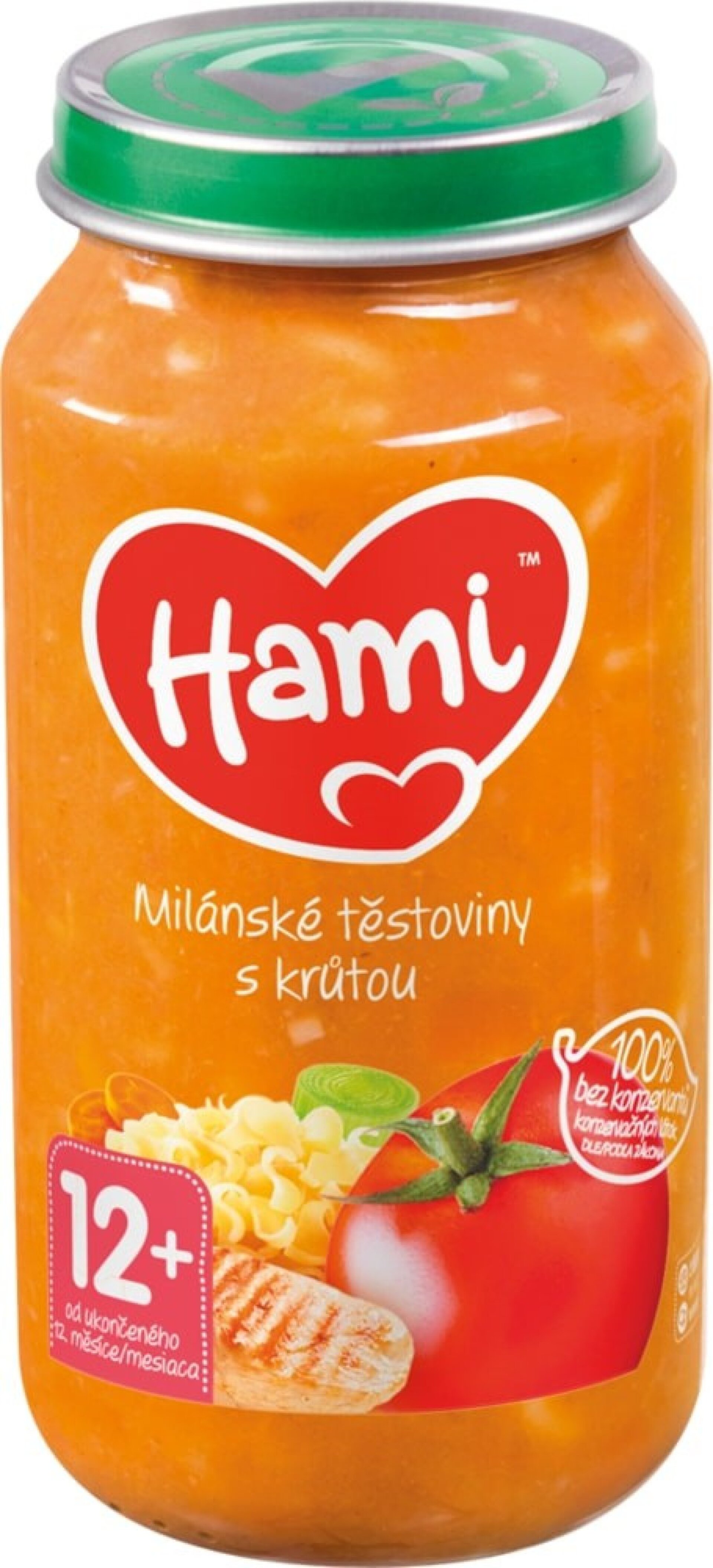 E-shop Hami Mäsozeleninový príkrm Milánske cestoviny s morkou 250 g