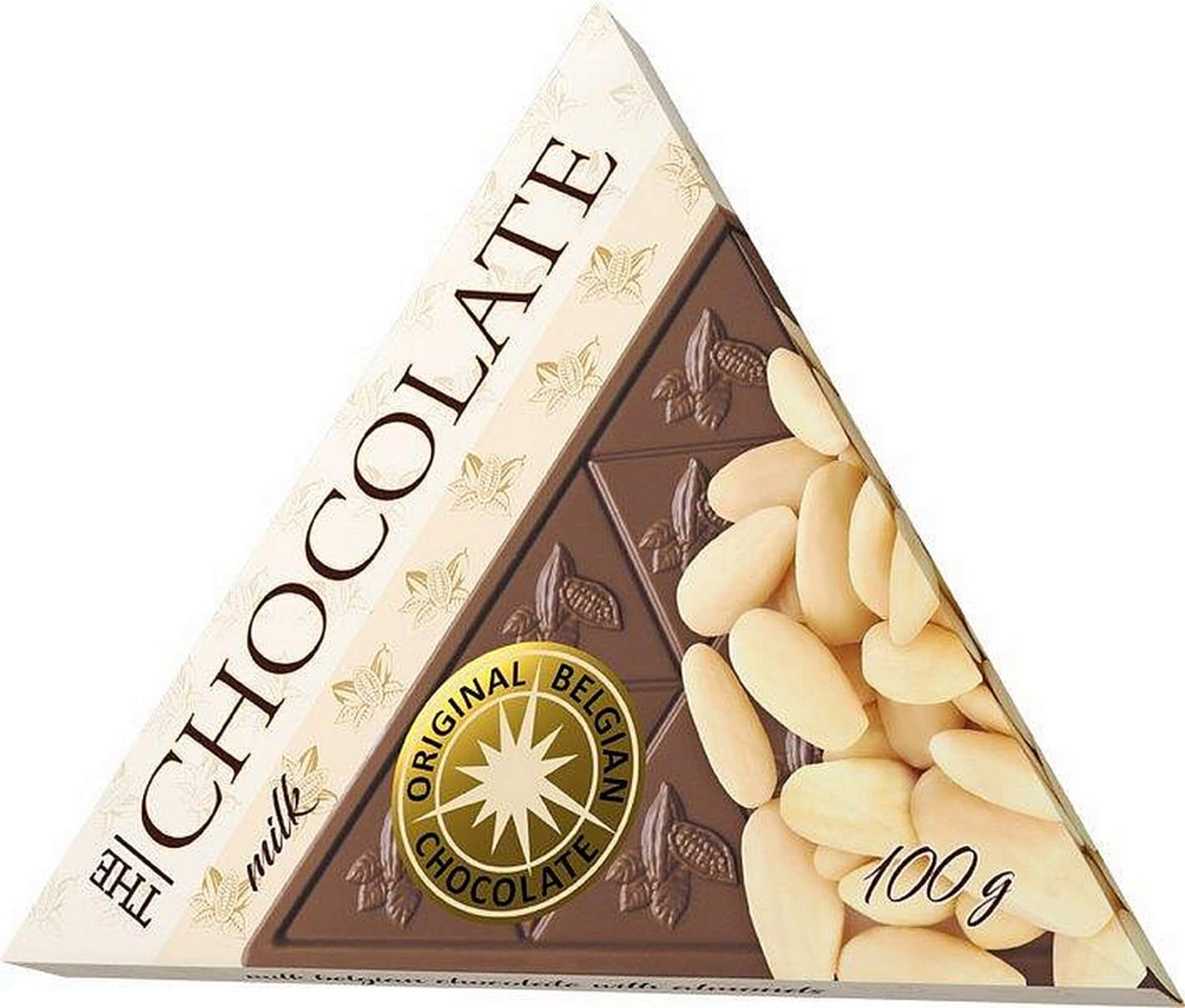 E-shop The Chocolate Mliečna čokoláda s mandľami 100 g
