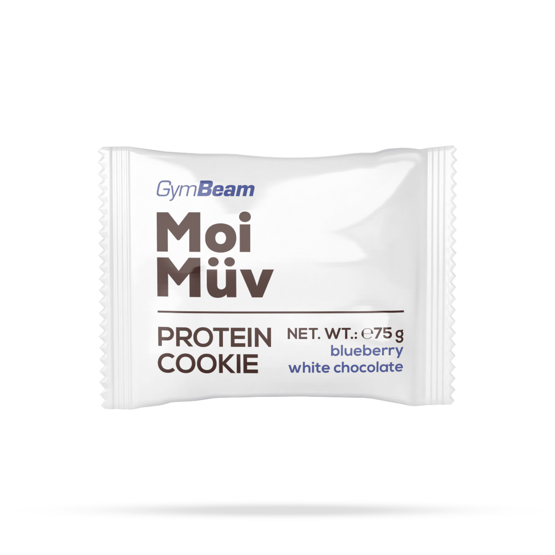 Gymbeam  - MoiMüv Protein Cookie - GymBeam, čučoriedka biela čokoláda, 75g