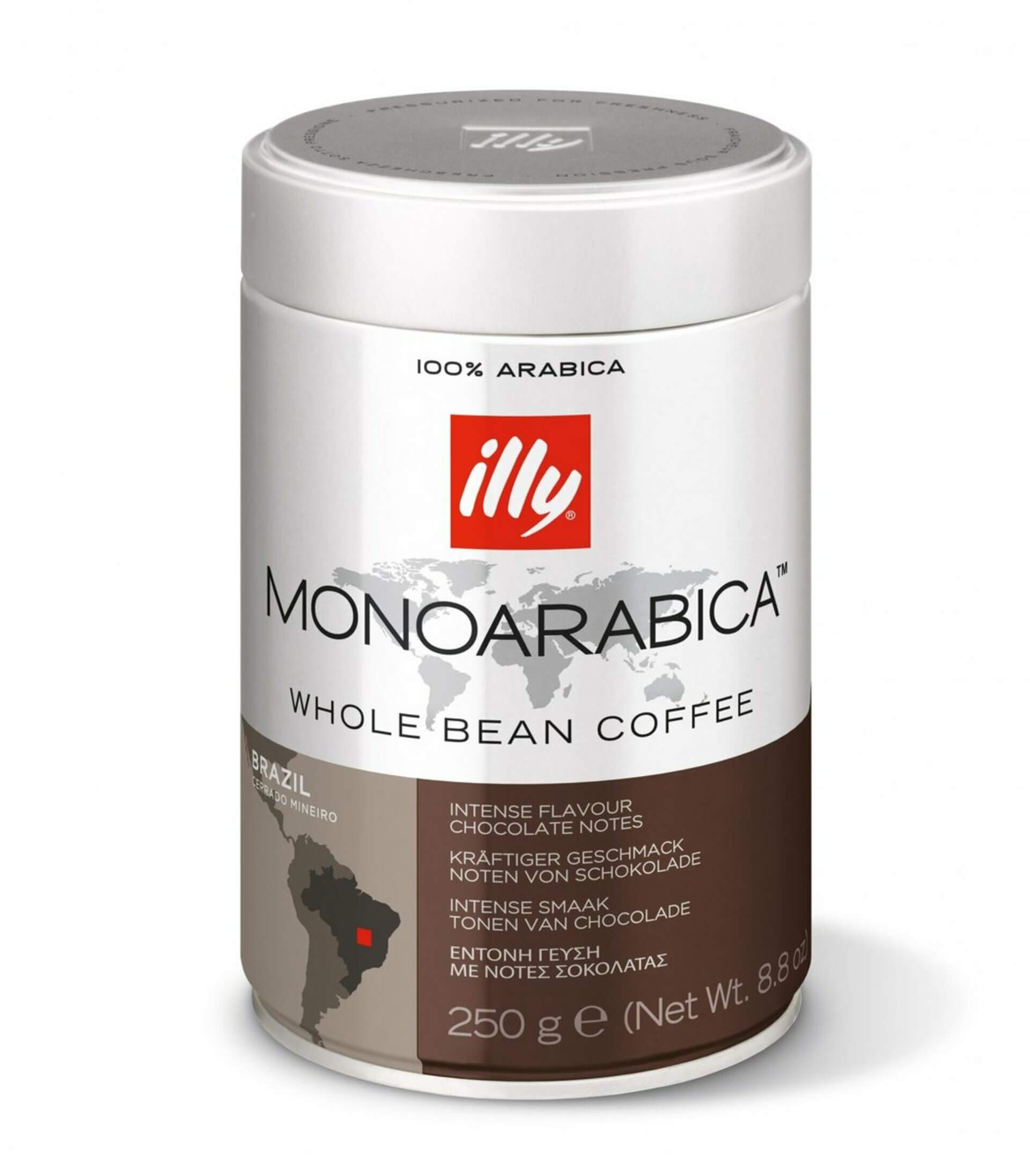 E-shop illy Monoarabica Brazil zrnková káva 250 g