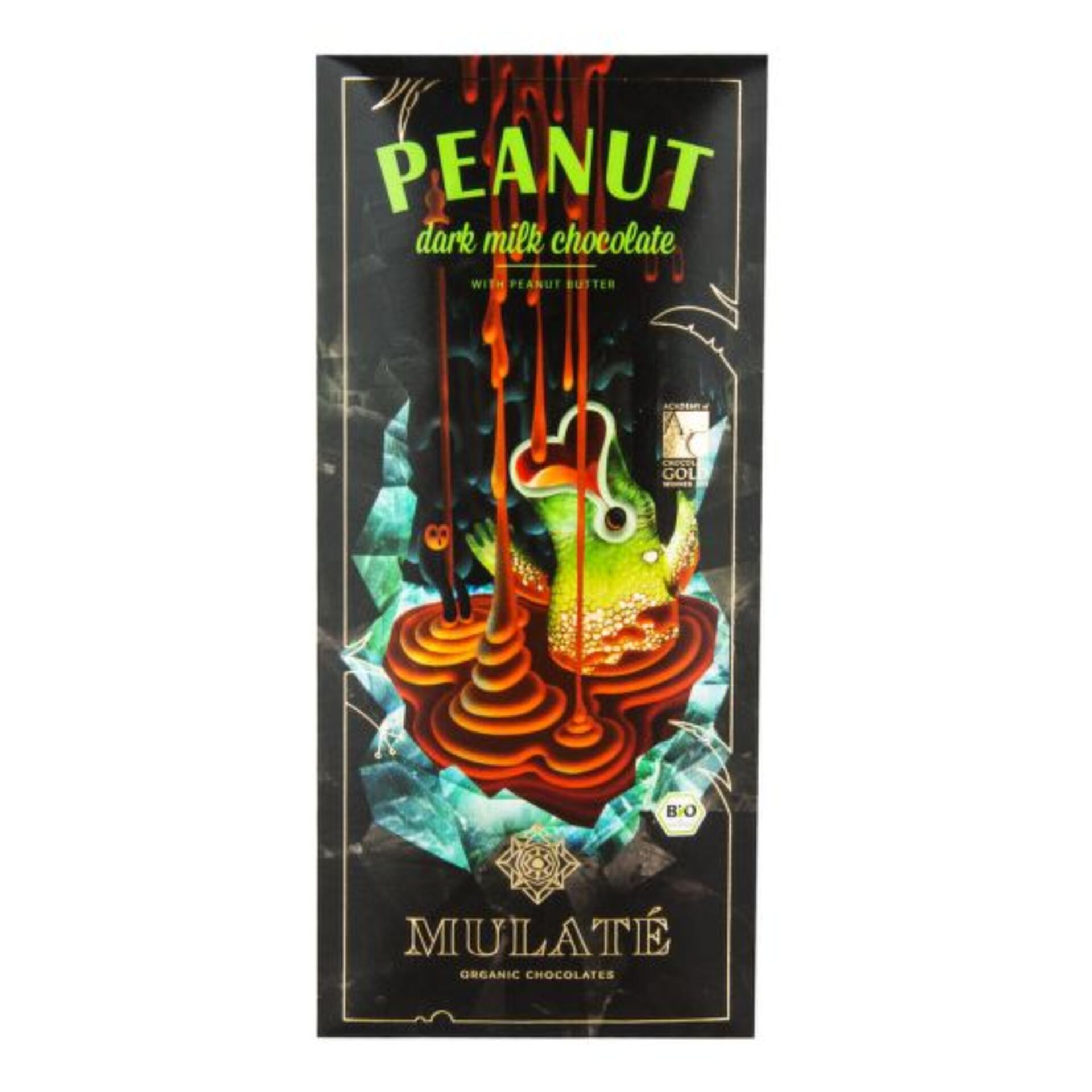 MULA Čokoláda Peanut BIO 80 g
