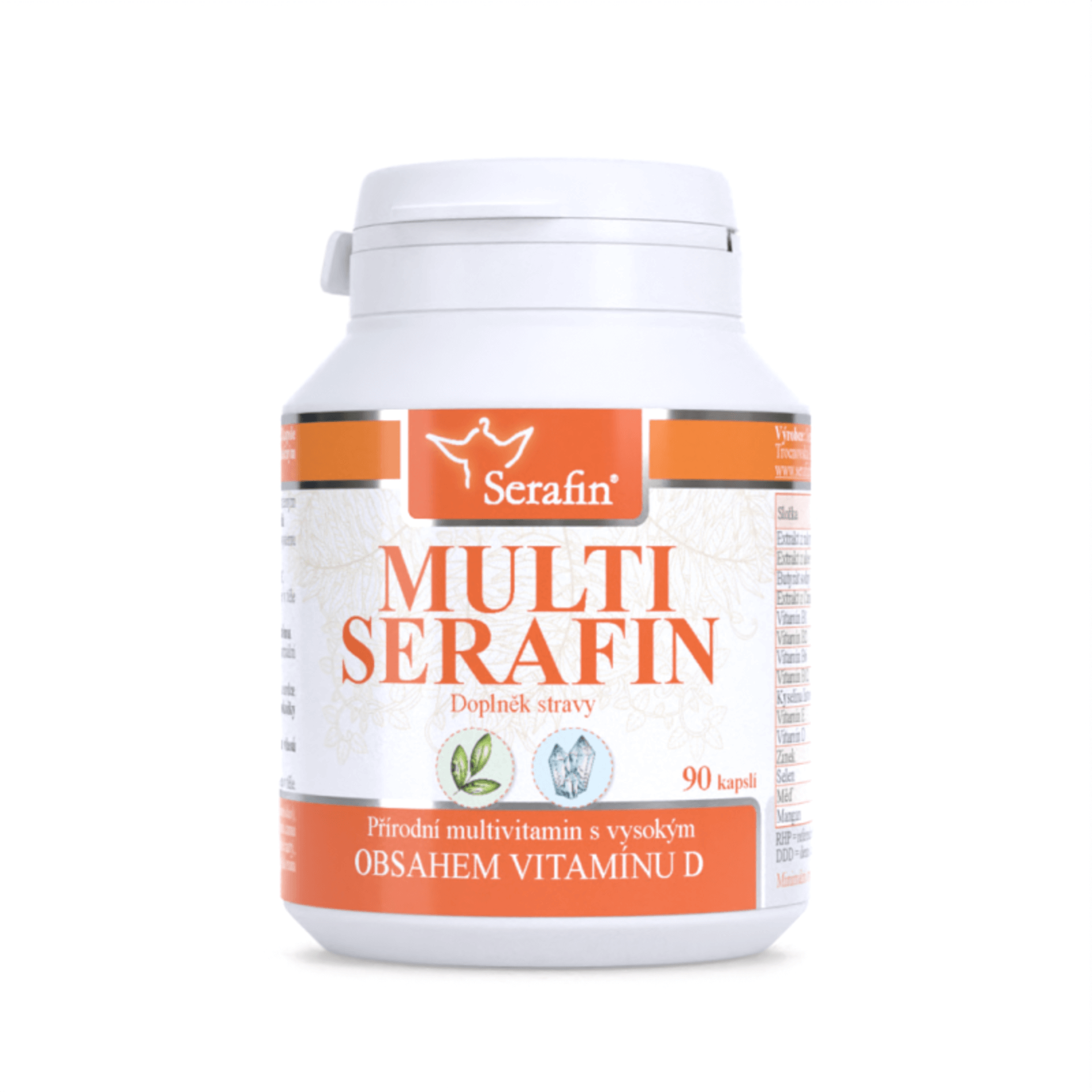 Serafin Multiserafin 300 mg s vitamínom D 90 kapslí