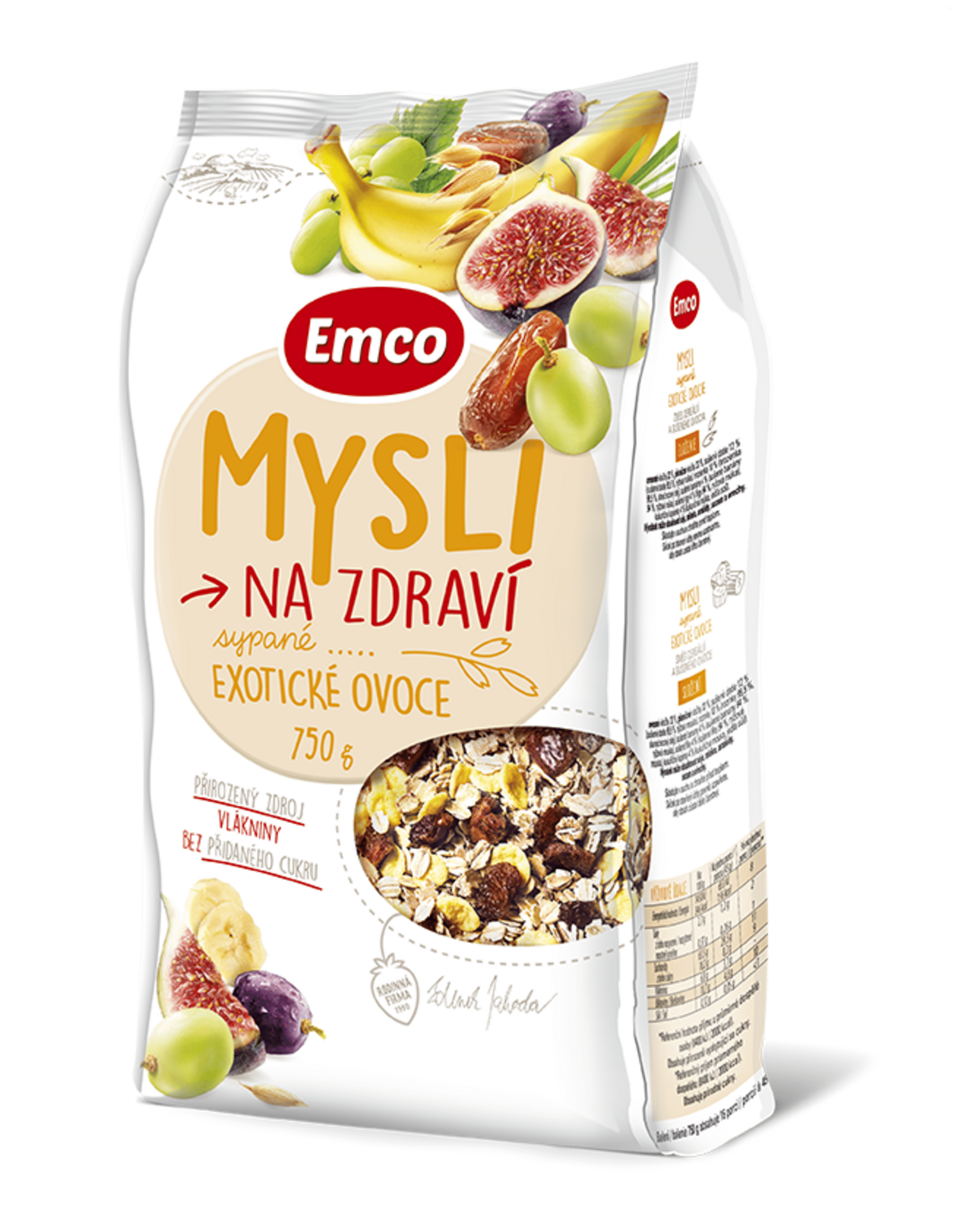 E-shop Emco Mysli sypané Exotické ovocie 750 g