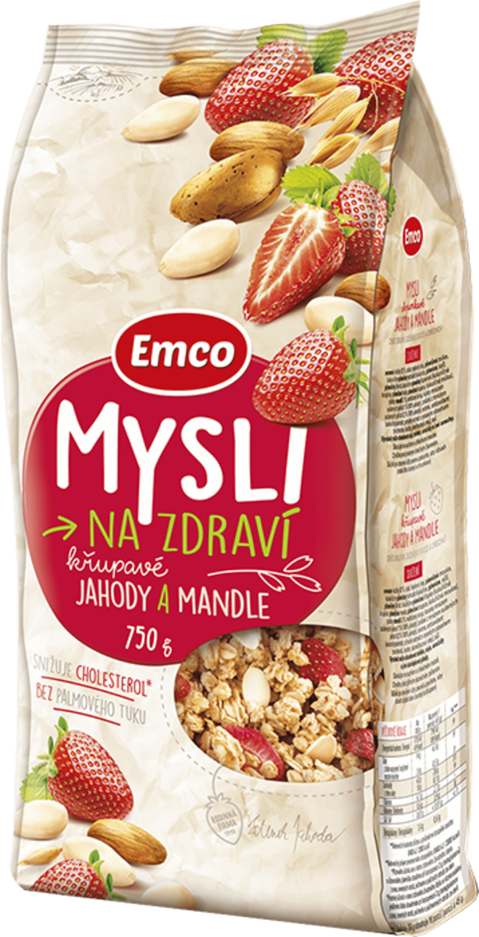 E-shop Emco Mysli - Jahody a mandle 750 g