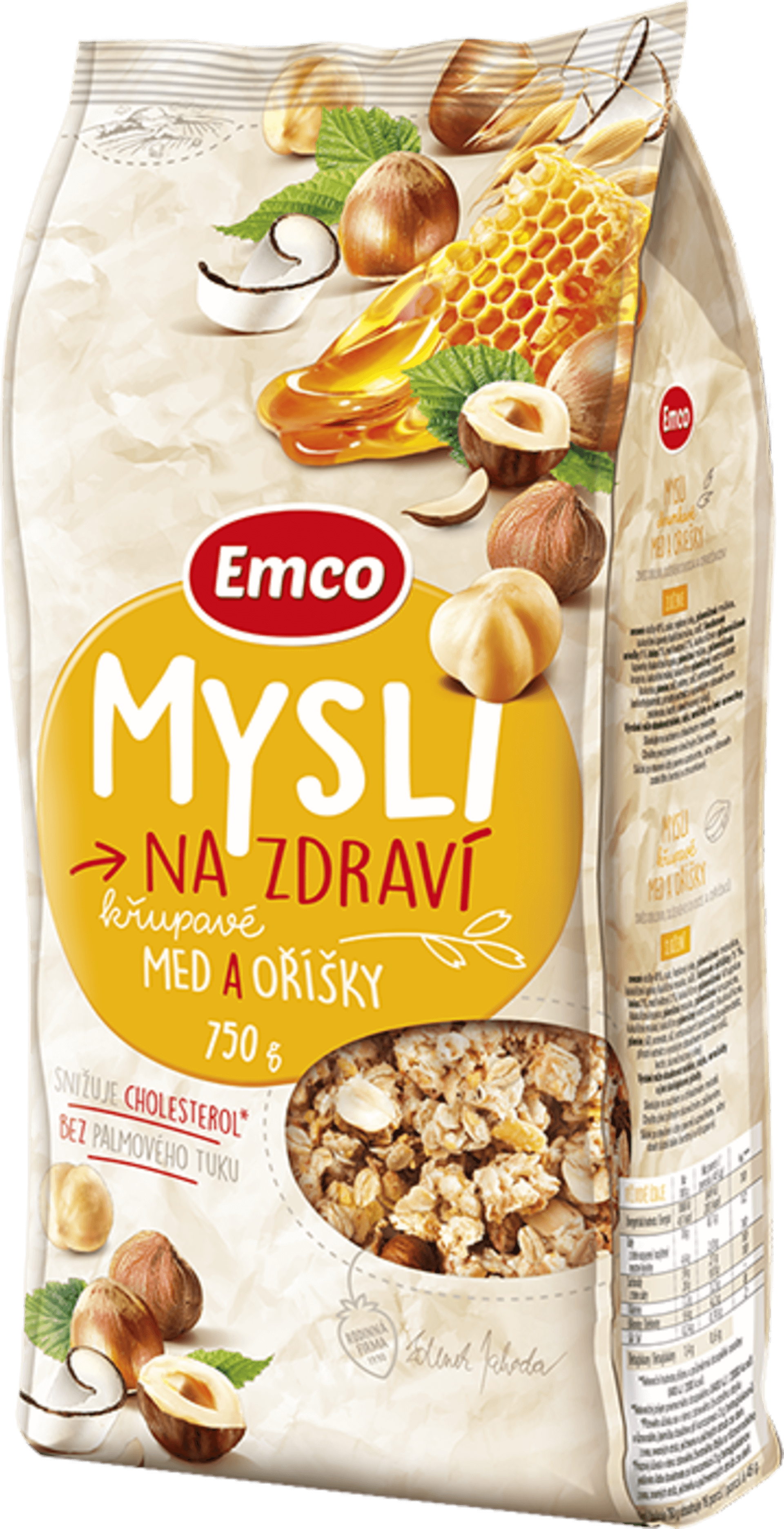 E-shop Emco Mysli - Medové s orechmi 750 g