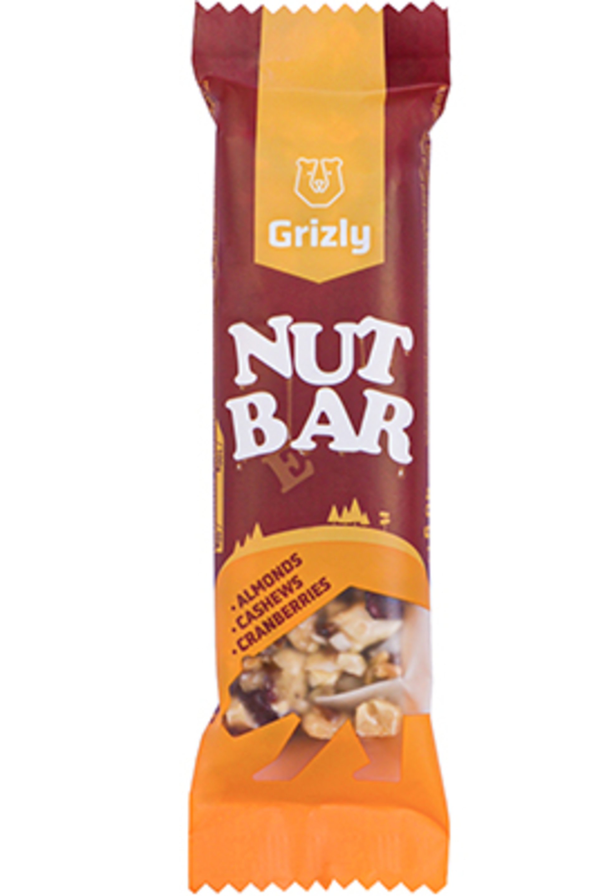 E-shop GRIZLY Nut bar mandle-kešu-brusnice 40 g
