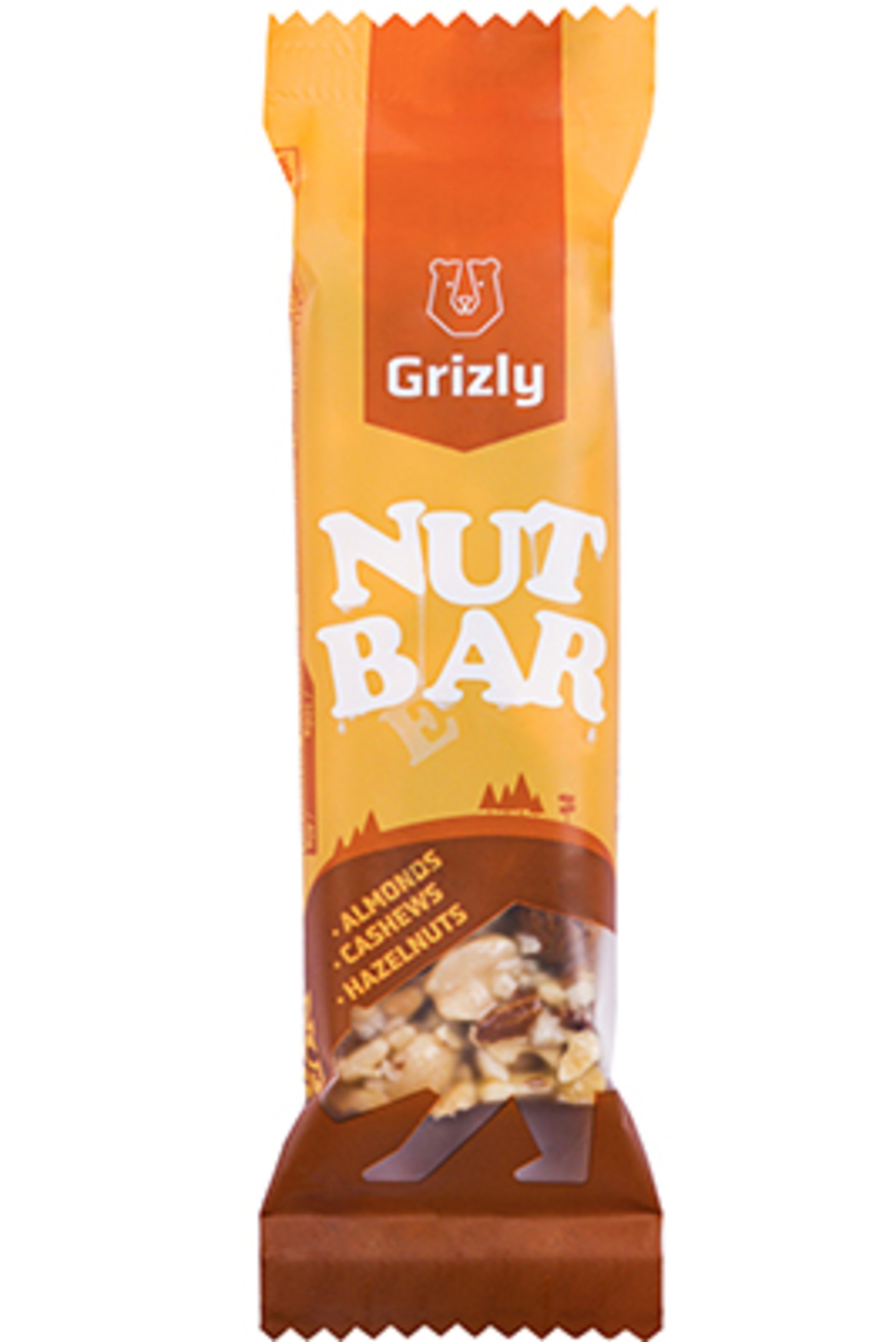E-shop GRIZLY Nut bar mandle-kešu-lieskové orechy 40 g