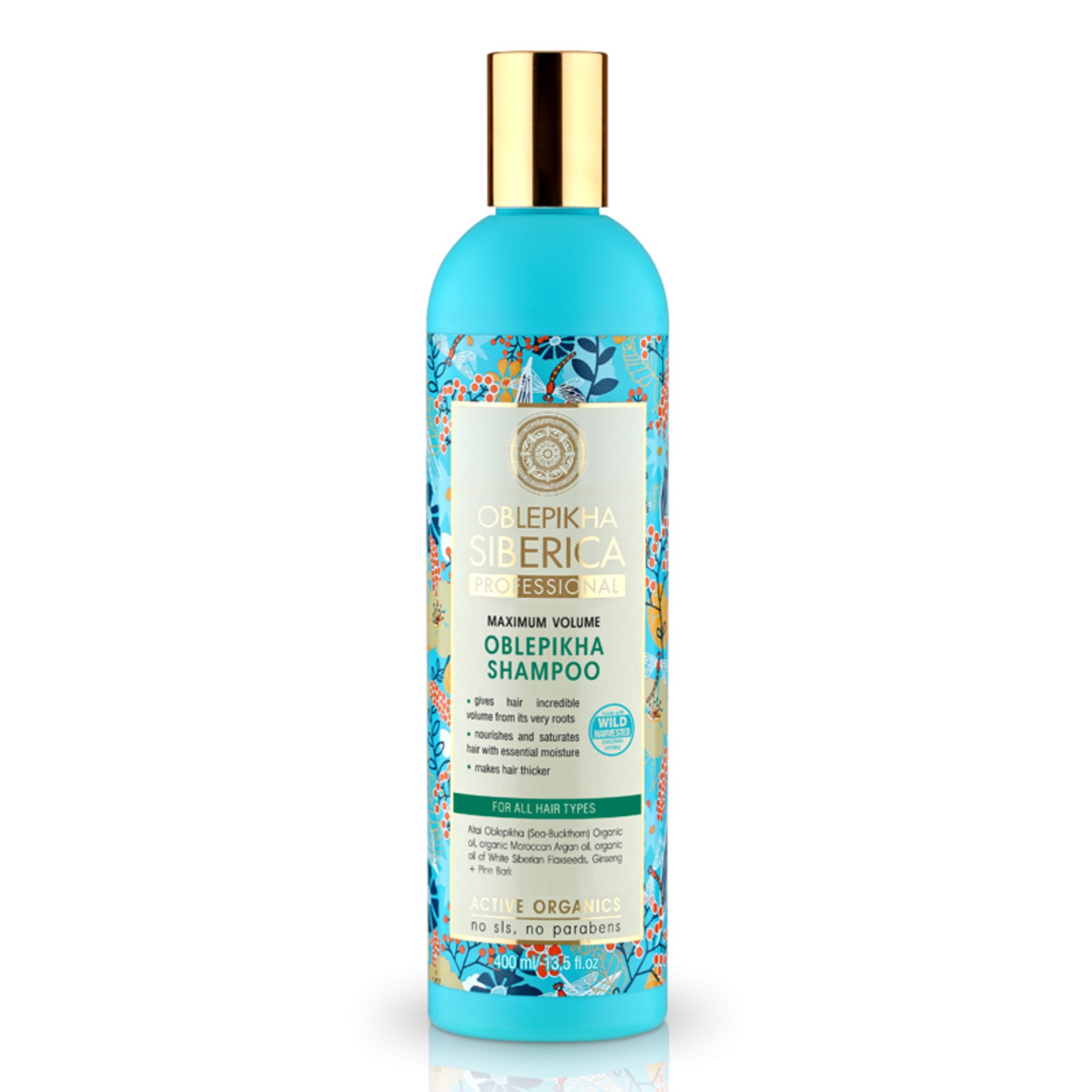 E-shop Natura siberica Rakytníkový šampón pre všetky typy vlasov 400 ml