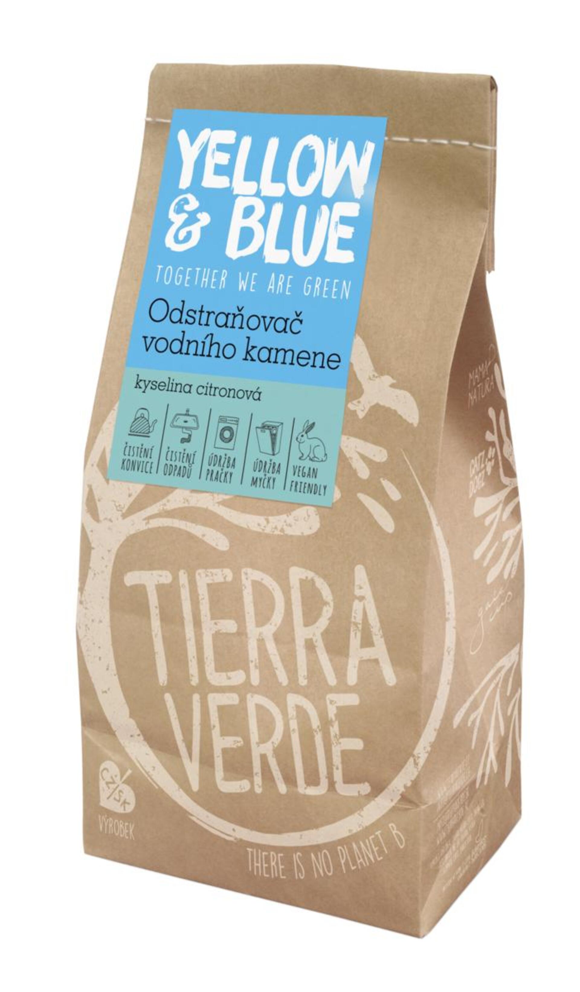 E-shop Tierra Verde Odstraňovač vodného kameňa - kyselina citrónová (papierový sáčok) 1 kg